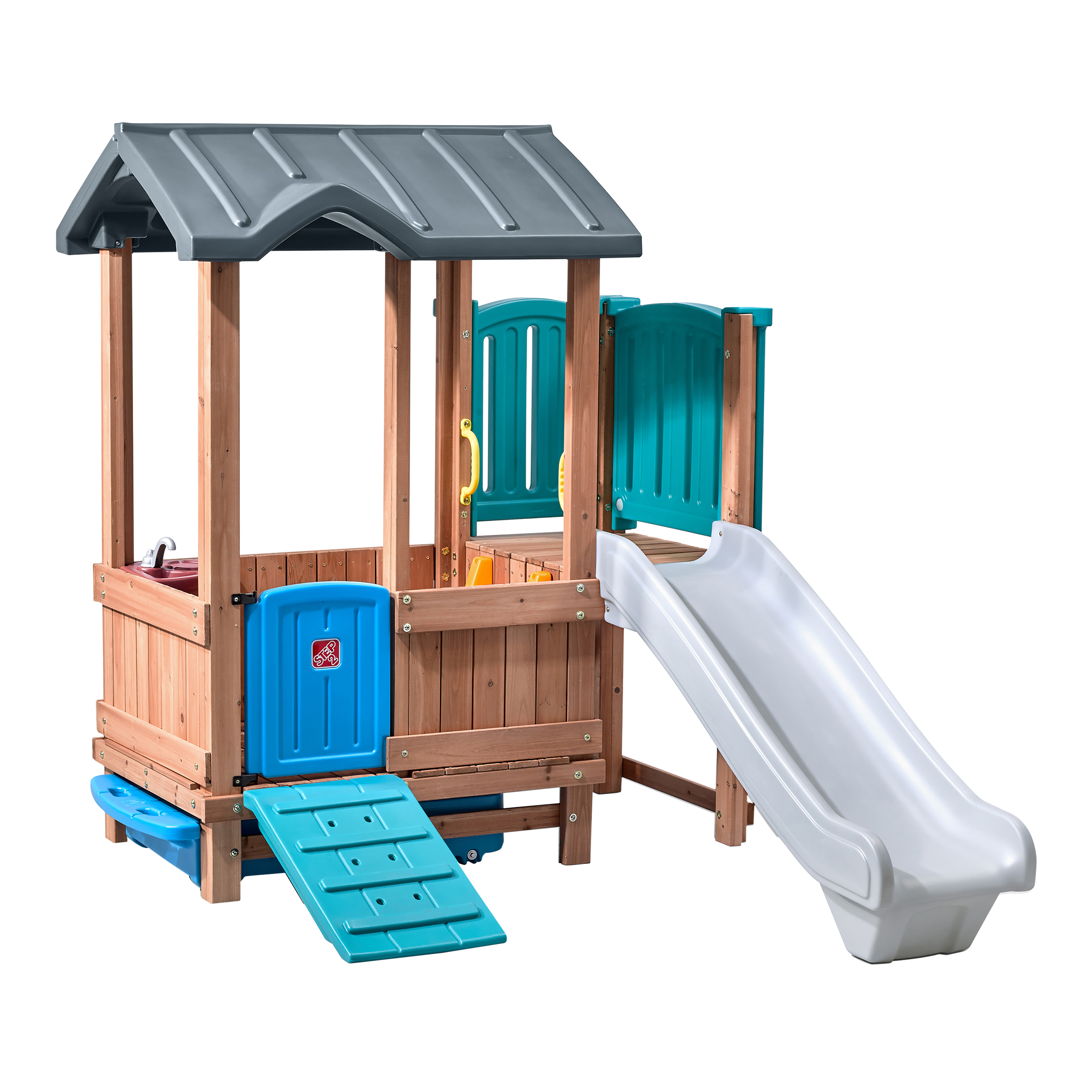 Woodland Adventure Playhouse & Slide