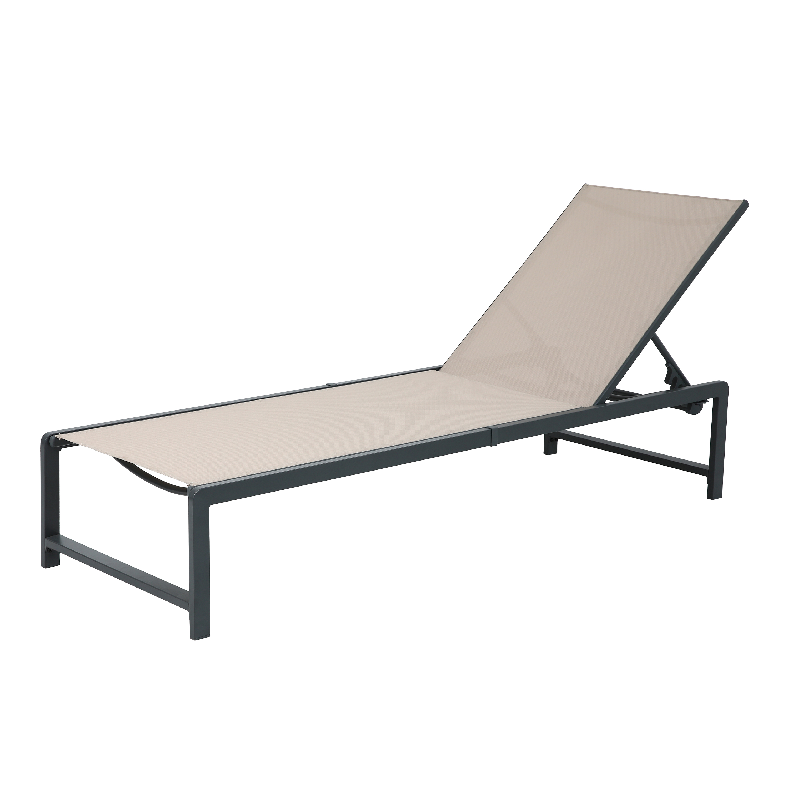 Zane Ligbed Antraciet/Bruin