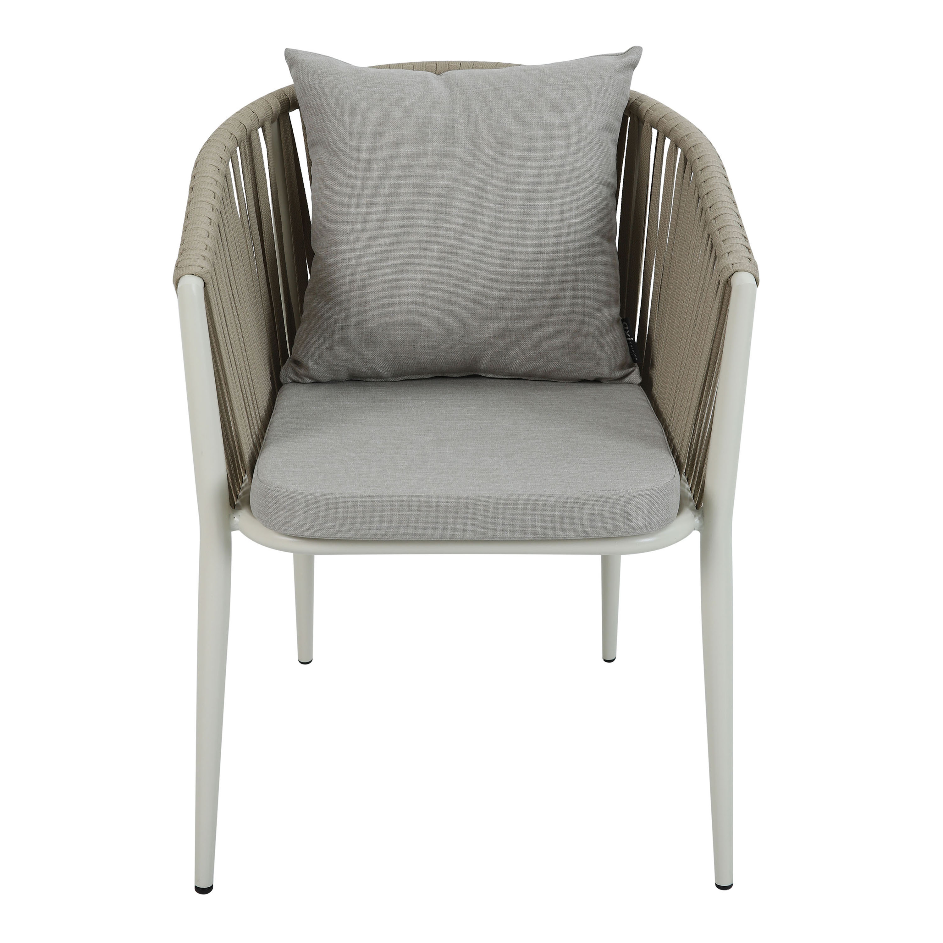 Marzi/Faye 180-240 cm Dining Tuinset 7-delig Teak/Beige