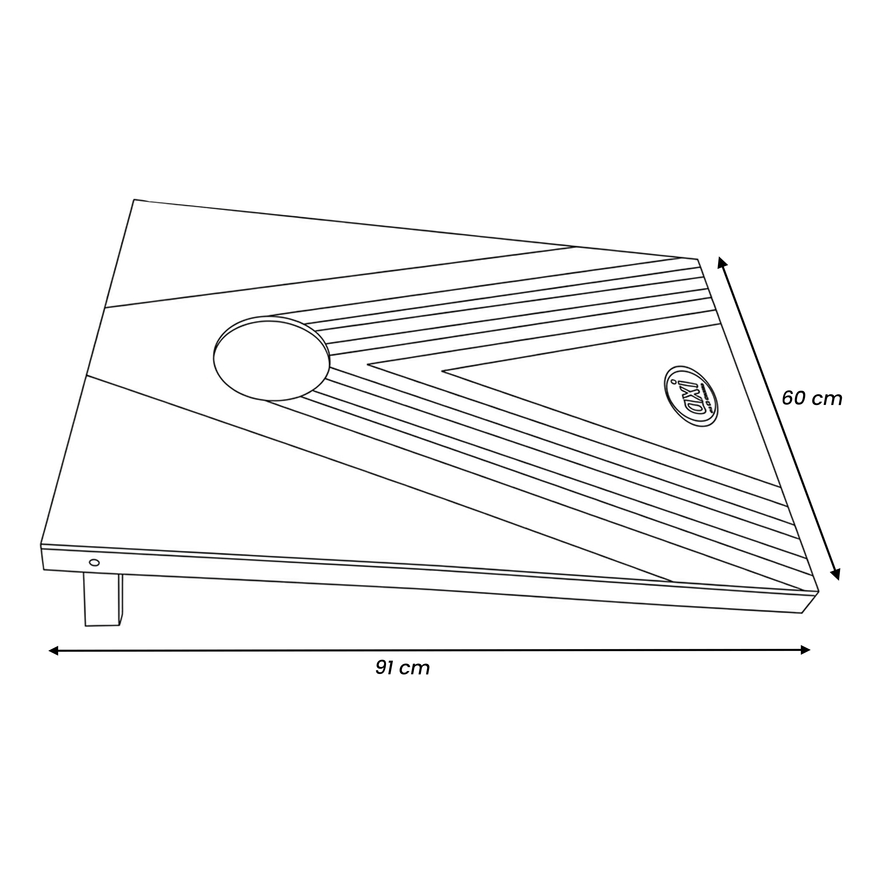 Cornhole Set Plus 2 Borden 91x60 cm