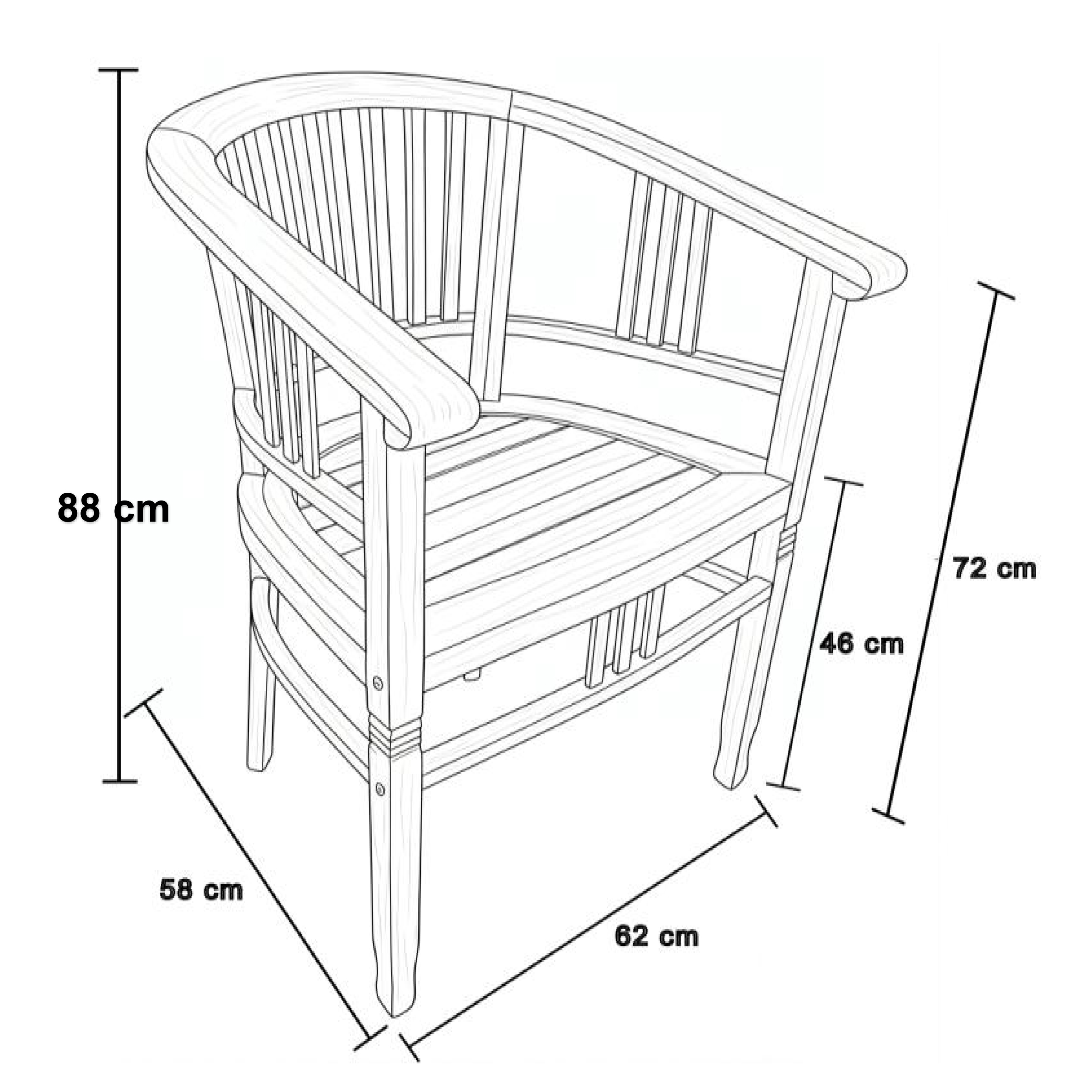Marzi/Talia 180-240 cm Dining Tuinset 7-delig Teak
