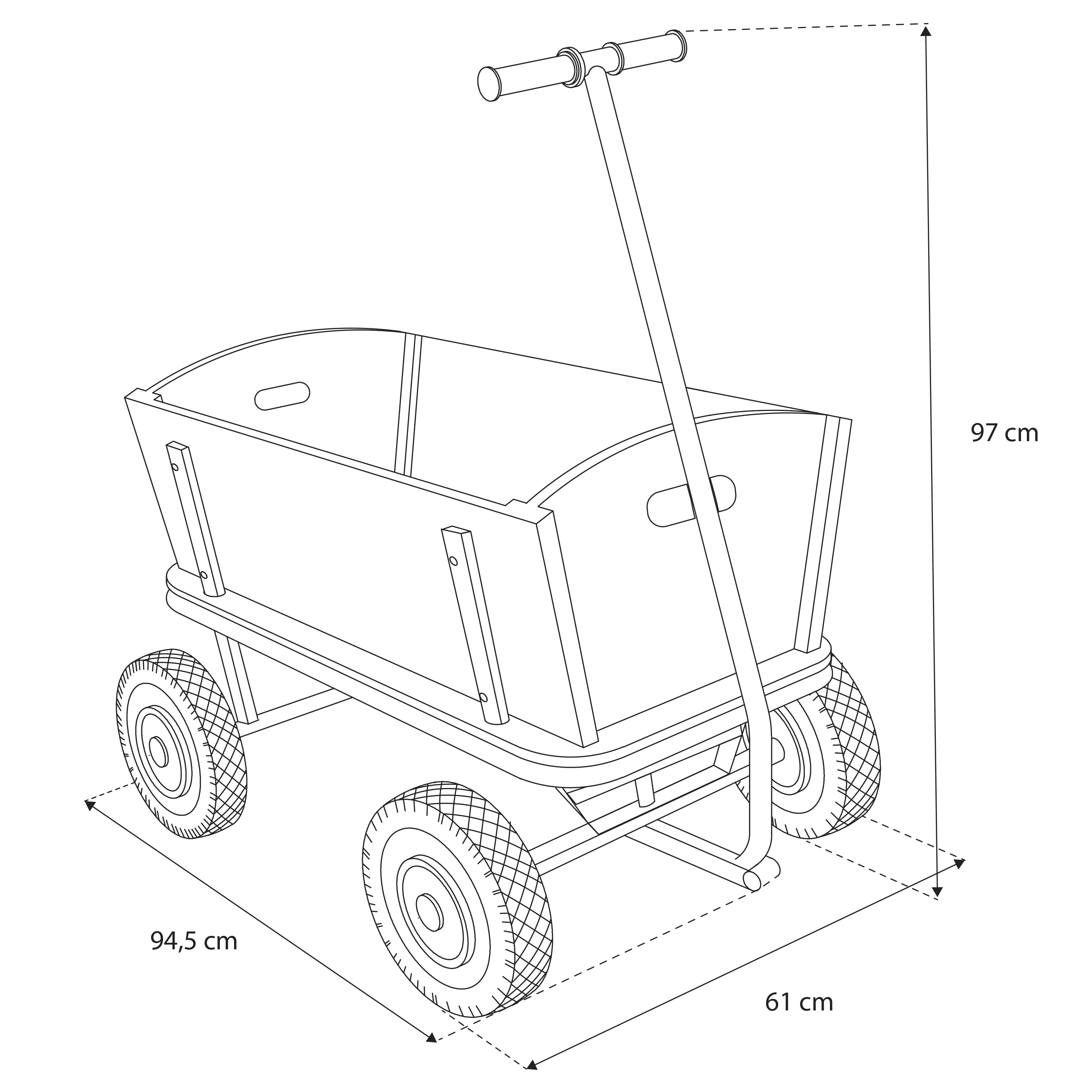 Billy Beach Wagon Zwart