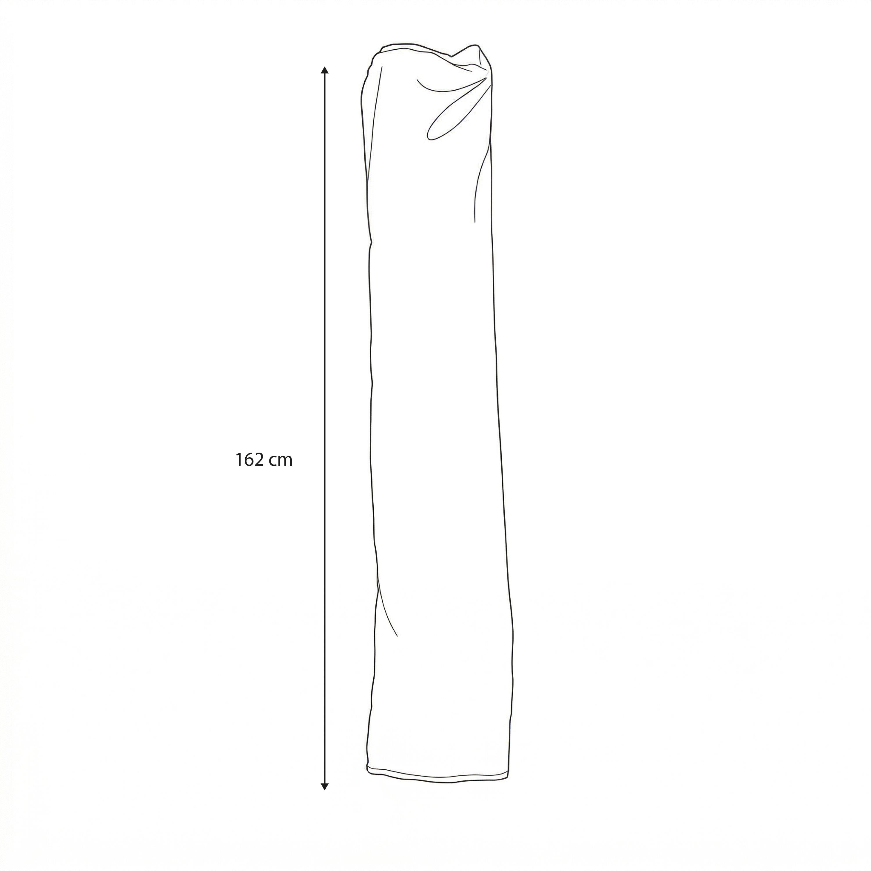 Stokparasol Hoes L162 - Ø 300cm Zwart