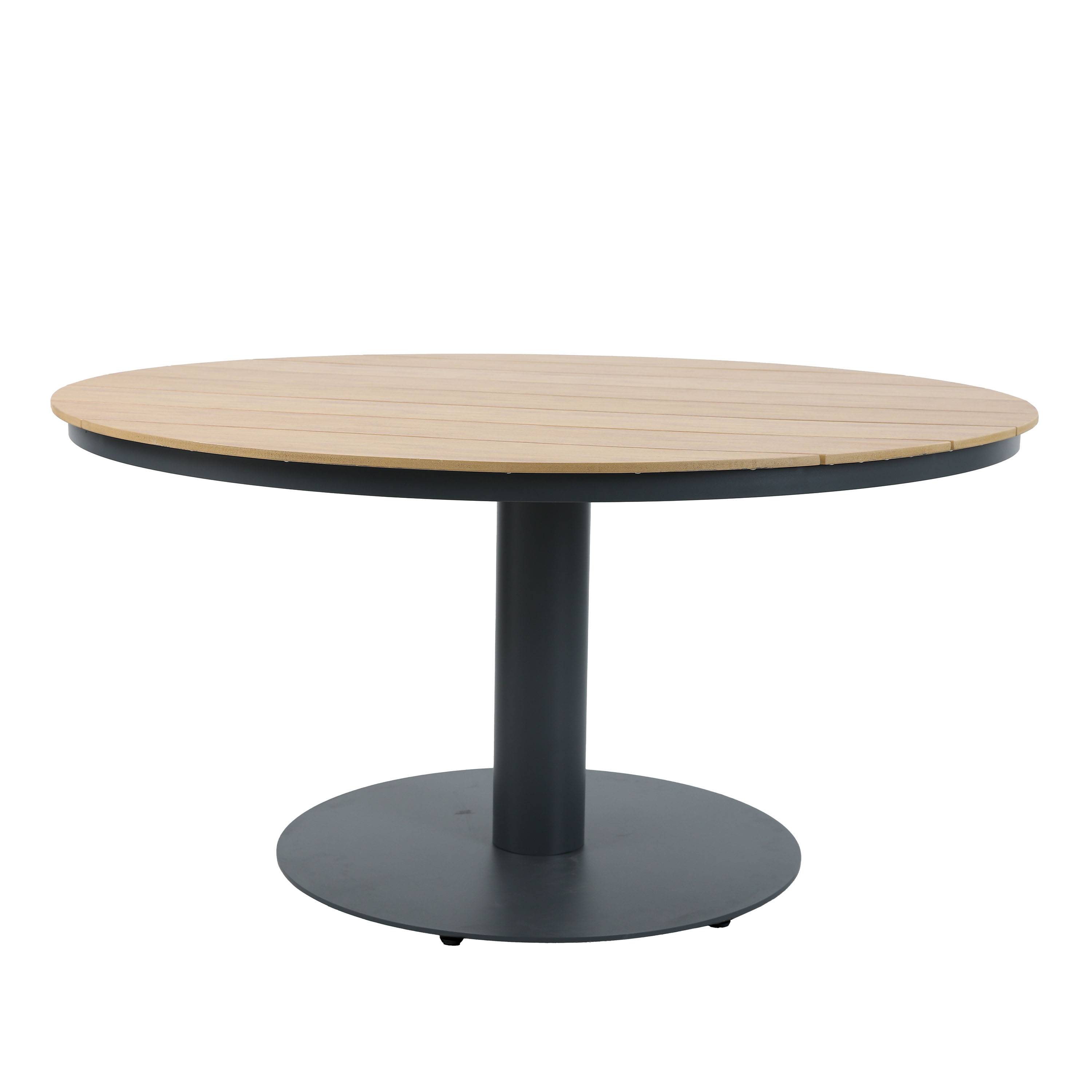 Jay/Faye 150 cm Dining Tuinset 7-delig - Antraciet