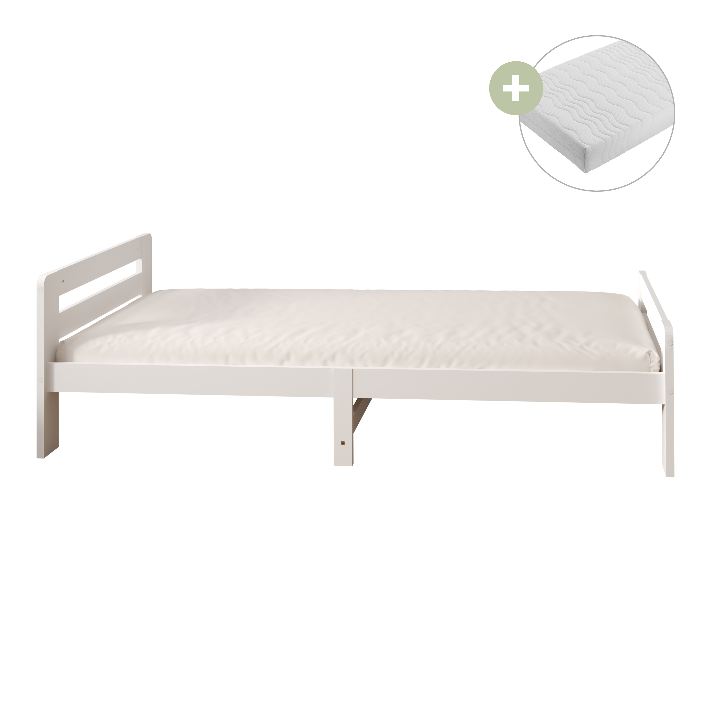 Olla Kinderbed Naturel – Met Matras