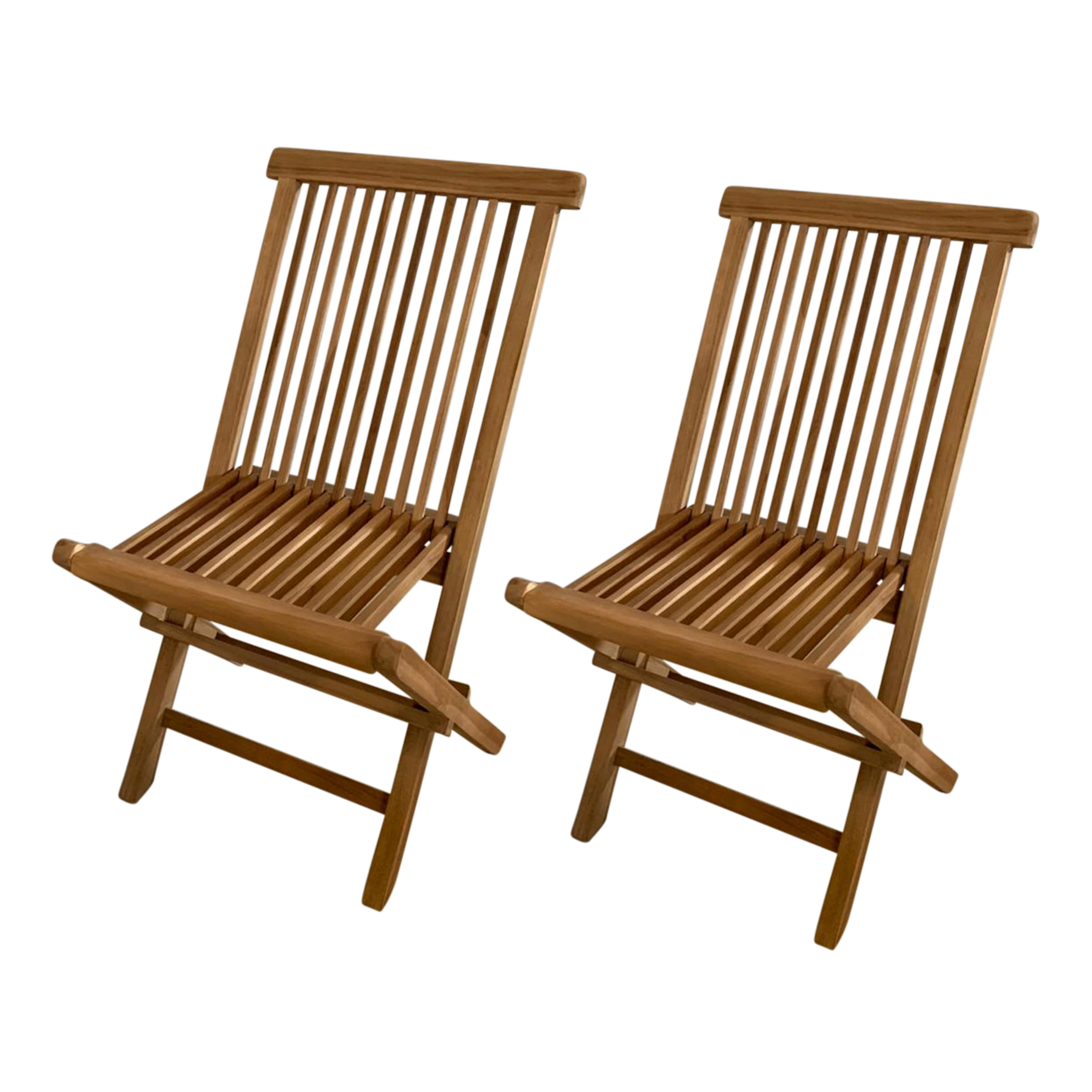 Sana/Mina 100 cm Tuinset 5-delig Teak - Opklapbaar