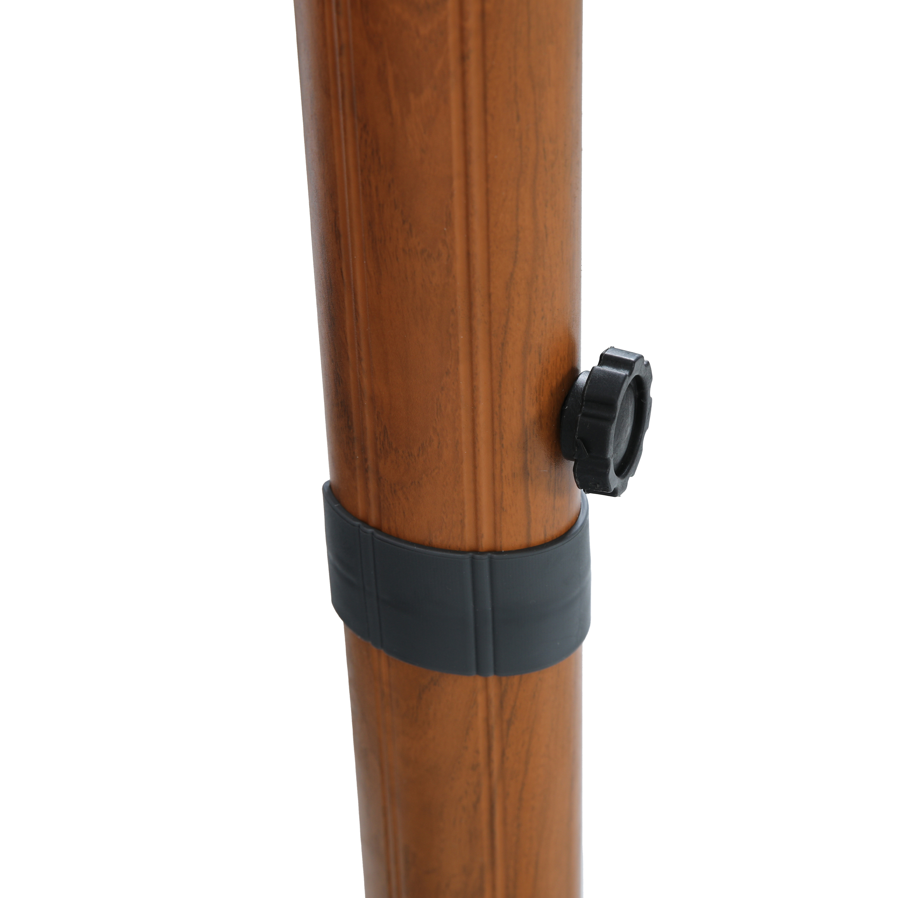 Marisol Zweefparasol Ø 300cm Houtlook/grijs