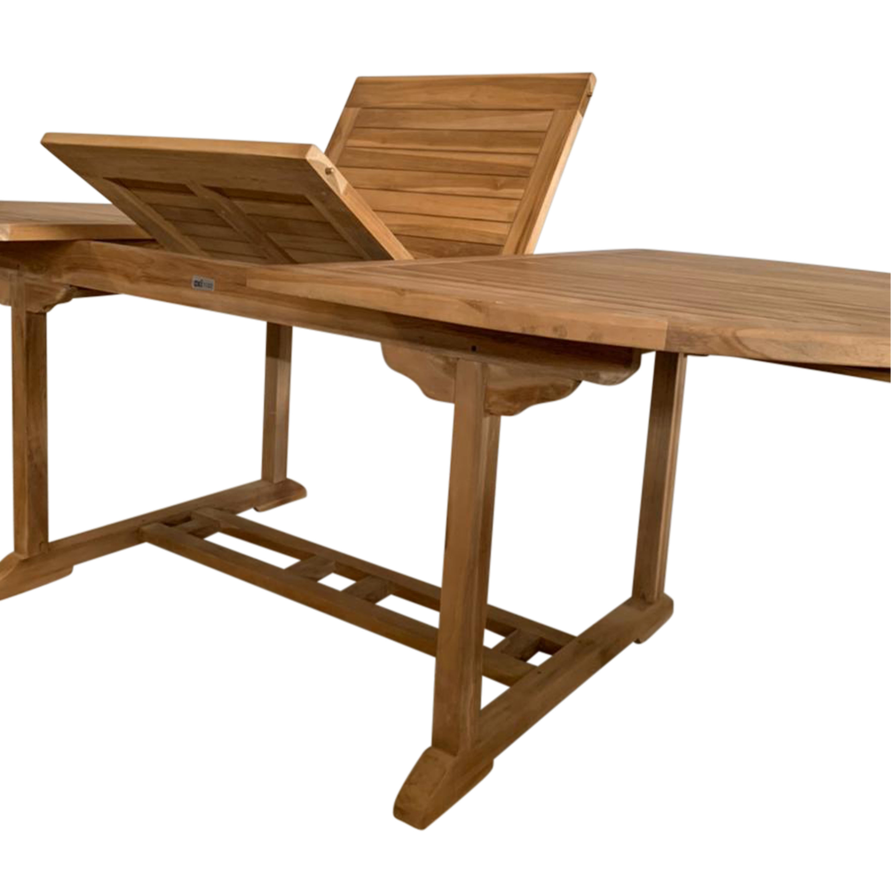 Marzi/Nuria 180-240 cm Tuinset 7-delig Teak - Uitschuifbaar