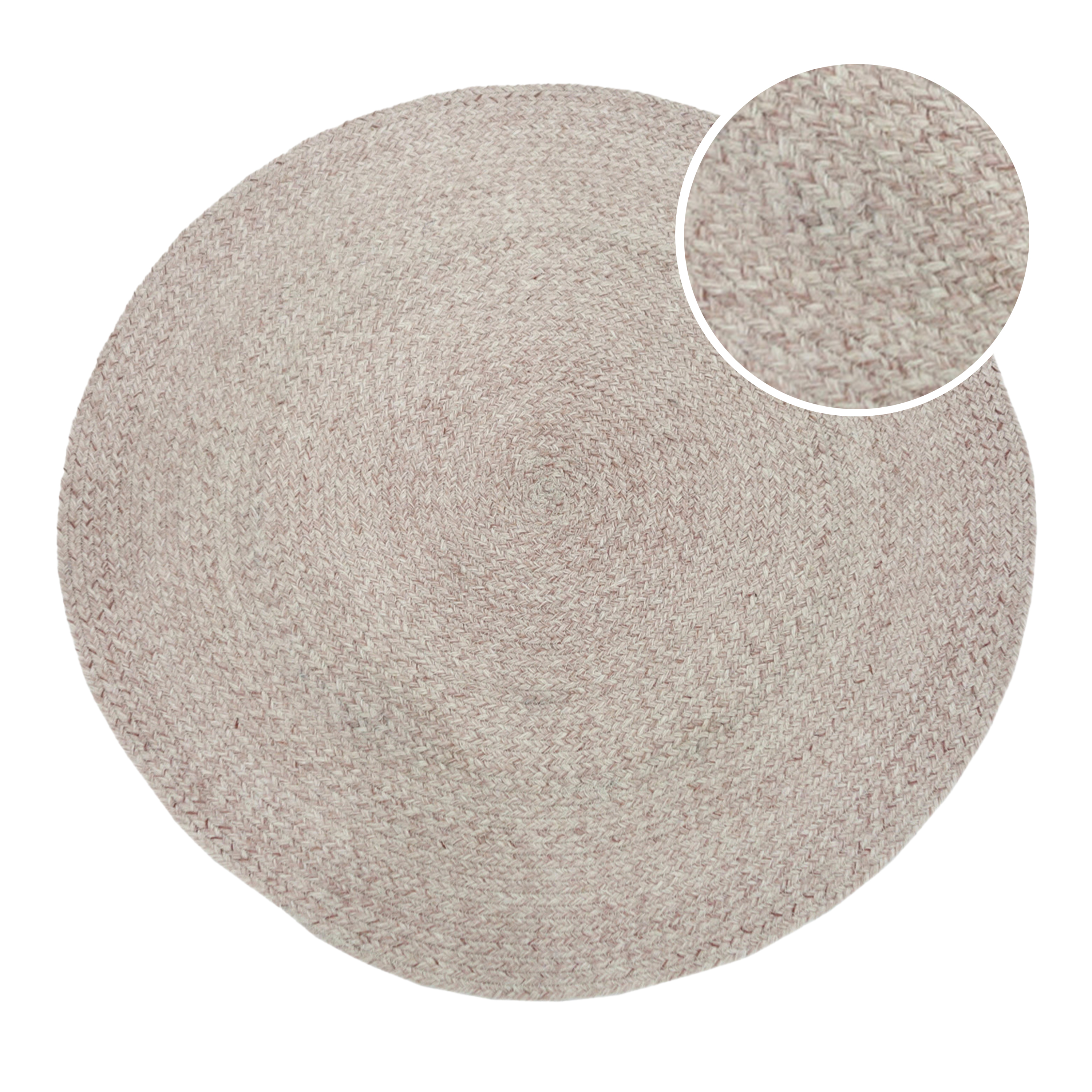 Corfu Buitenkleed – Rond – Ø 120 cm - Beige