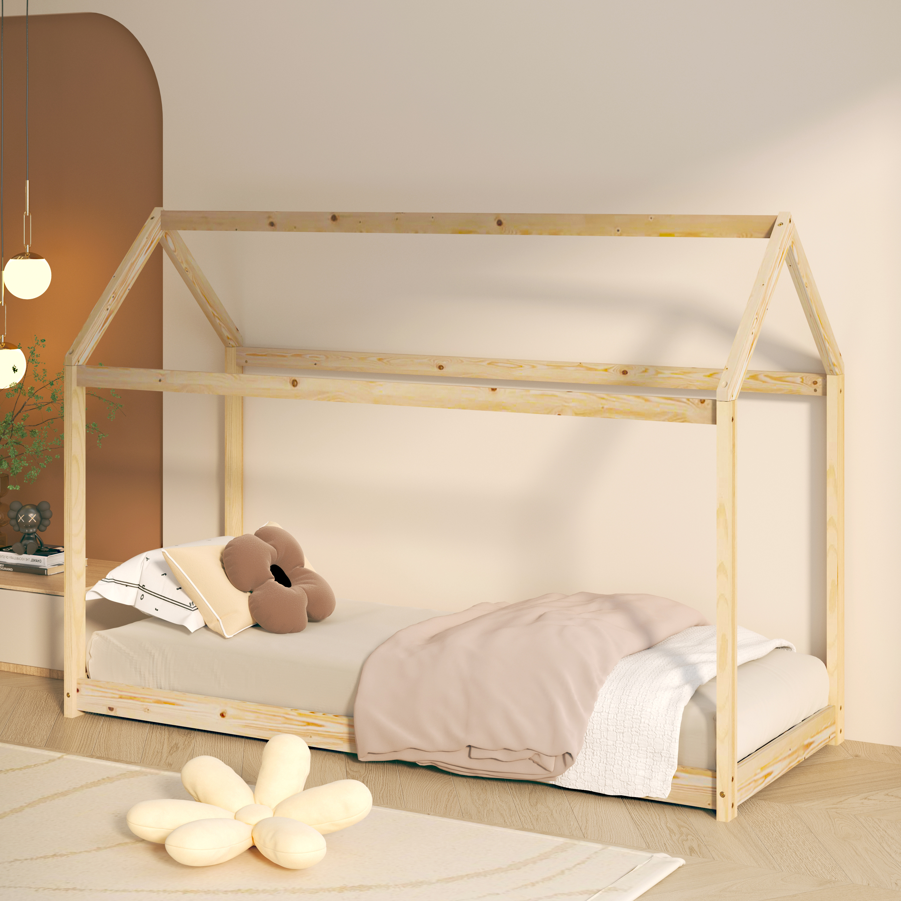 Zoey Bedhuisje Naturel – Zonder Matras