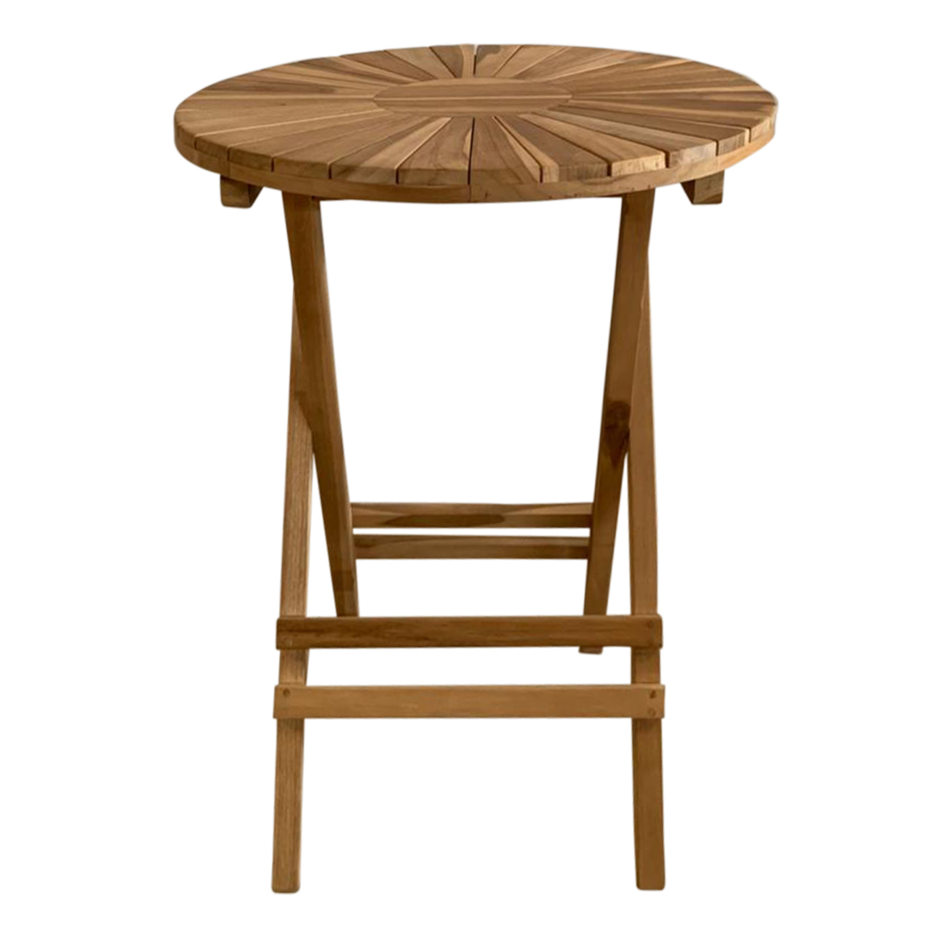 Gia/Mina 60 cm Bistroset 3-delig Teak - Opklapbaar