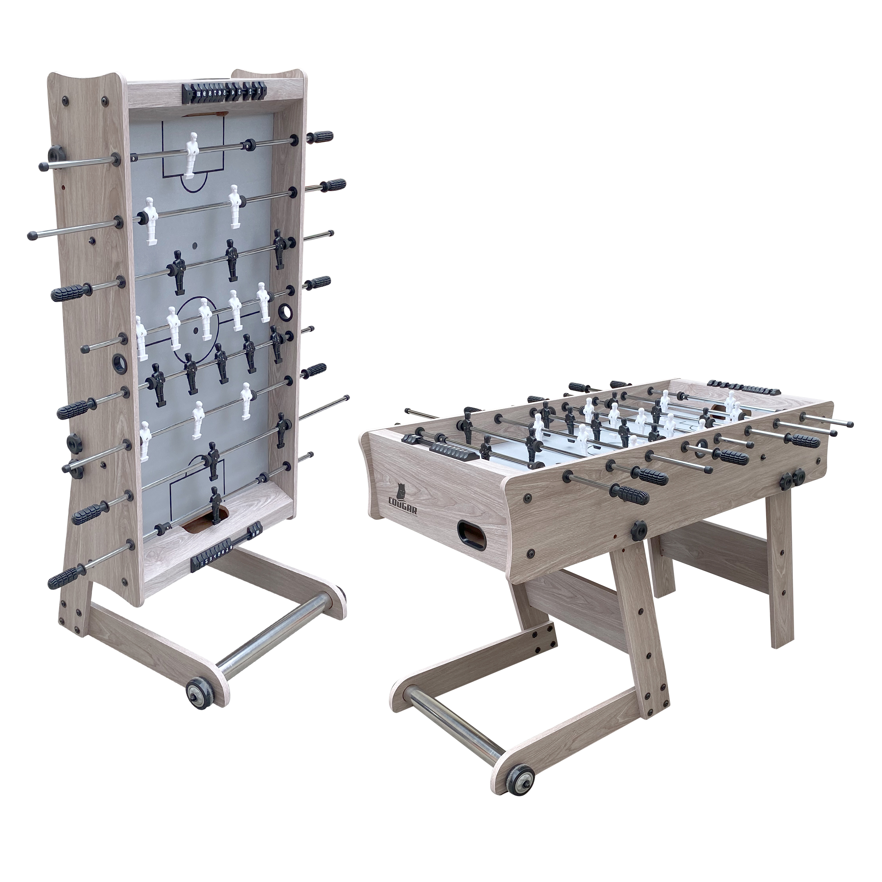 Scorpion Kick opklapbare Voetbaltafel Eiken - Limited Editio