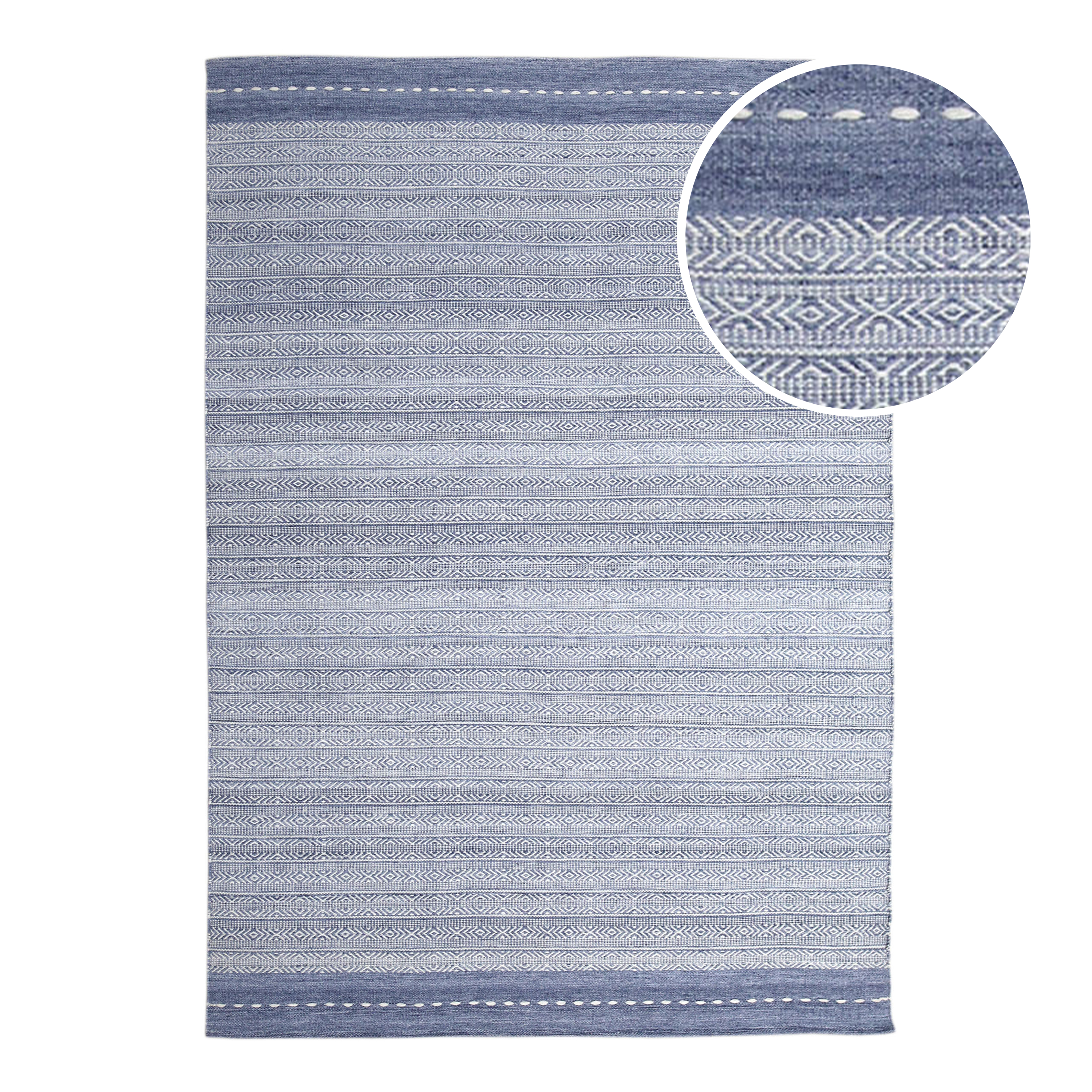 Rhodos Buitenkleed – 140 x 200 cm - Blauw