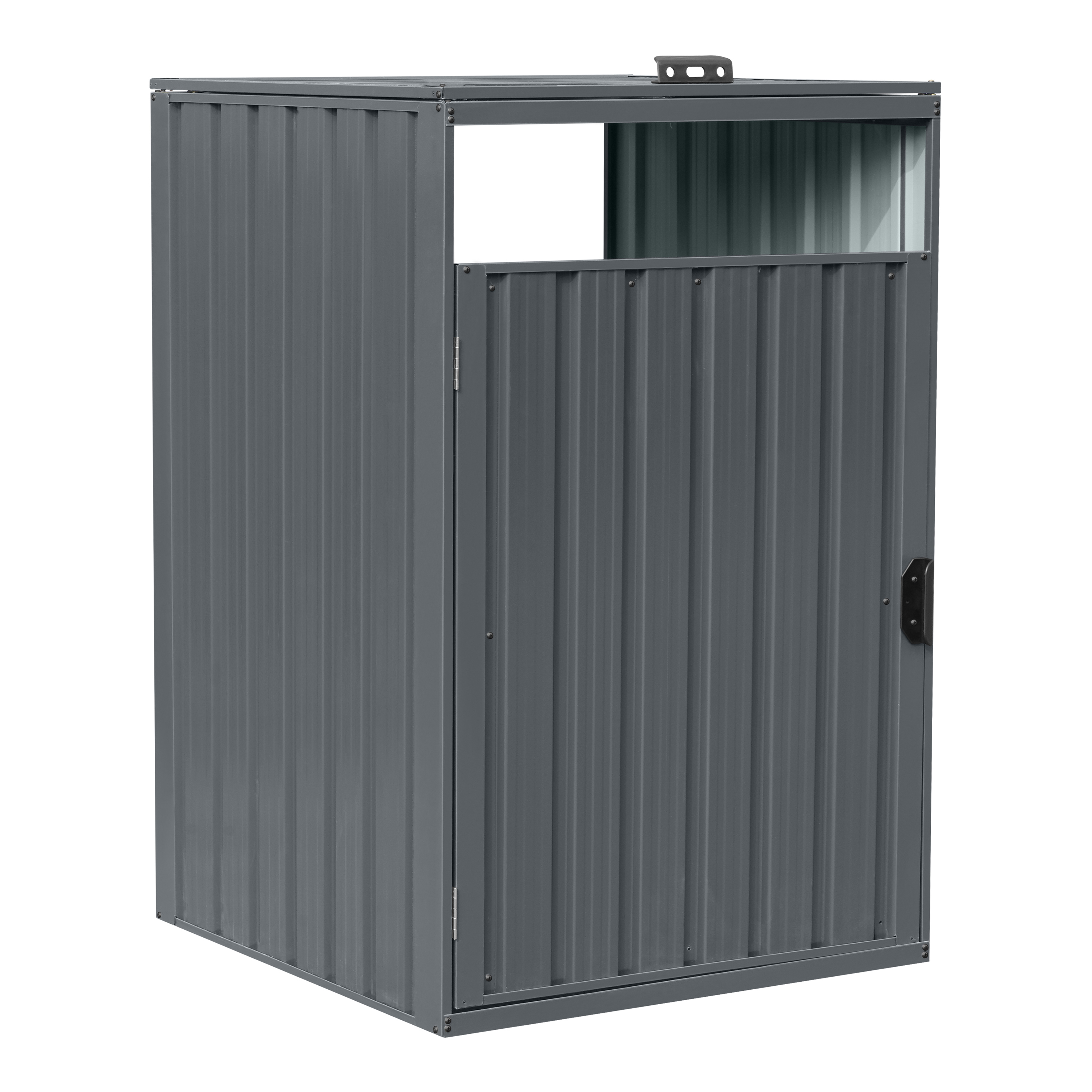 Owen metalen Containerombouw Antraciet 1x 240L