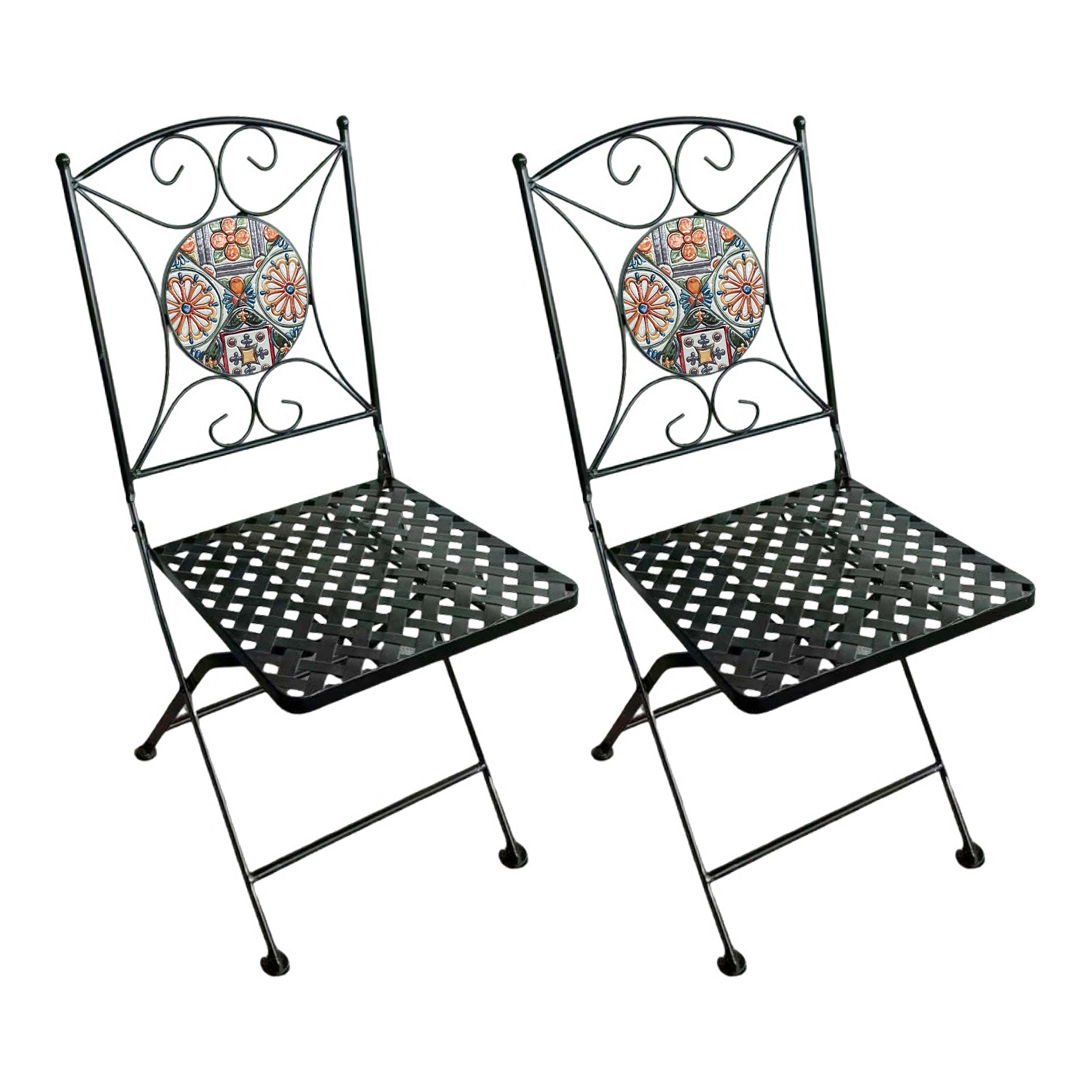 Camilla Bistro Stoelen opklapbaar Casa del Sol – Set 2 stuks