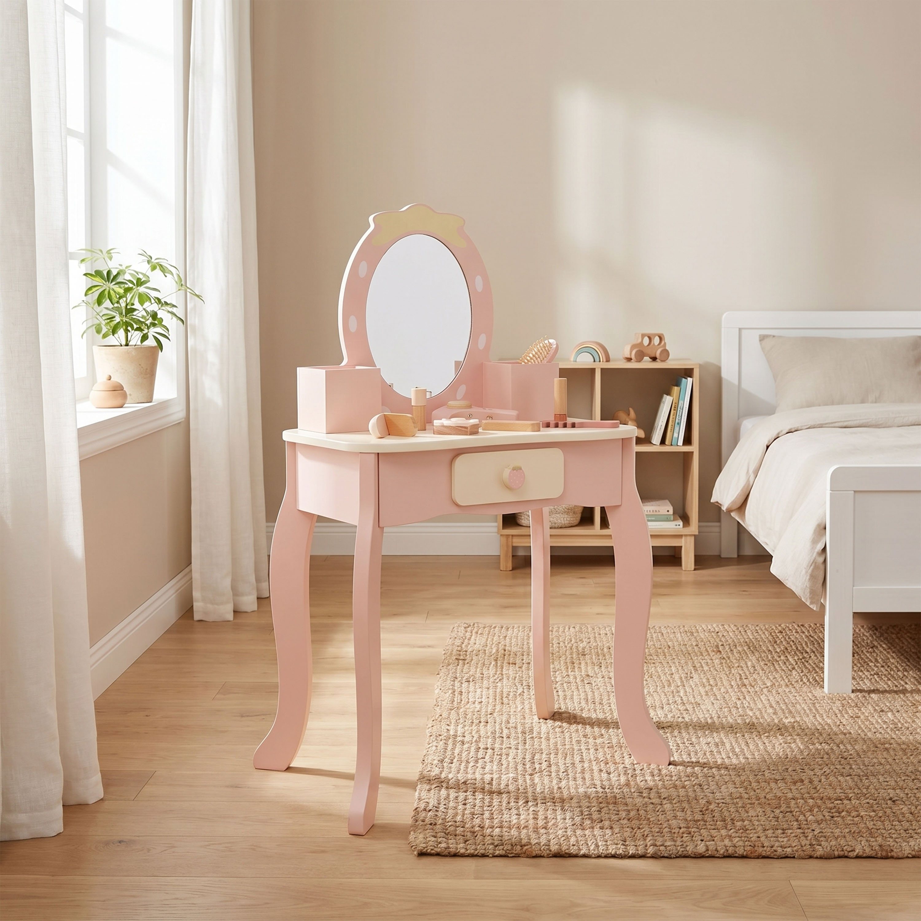 Houten Kaptafel Aardbei