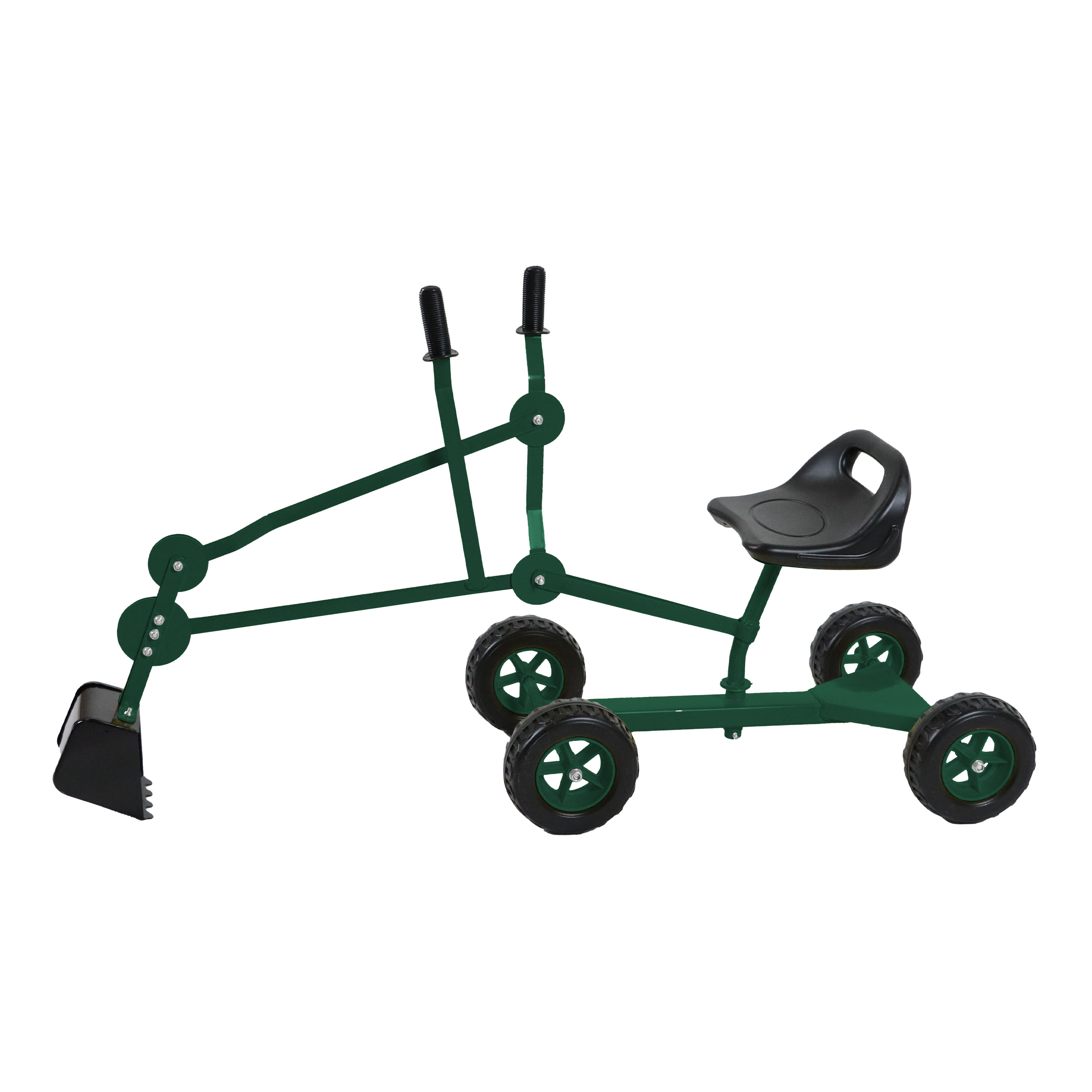 Dean de Graafmachine voor in de zandbak Groen/zwart 4 wielen