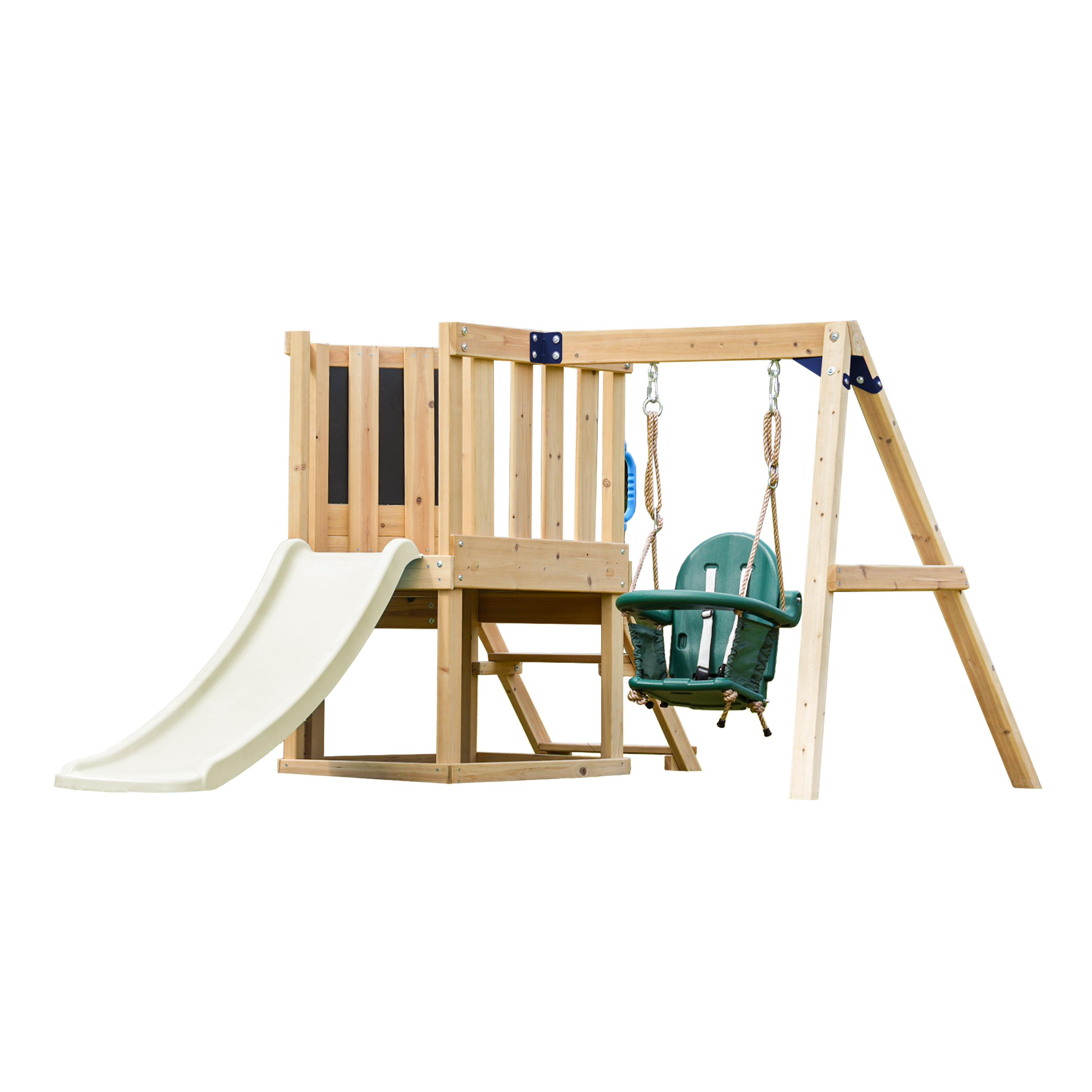 Timo Mini Speeltoestel – Crème Glijbaan