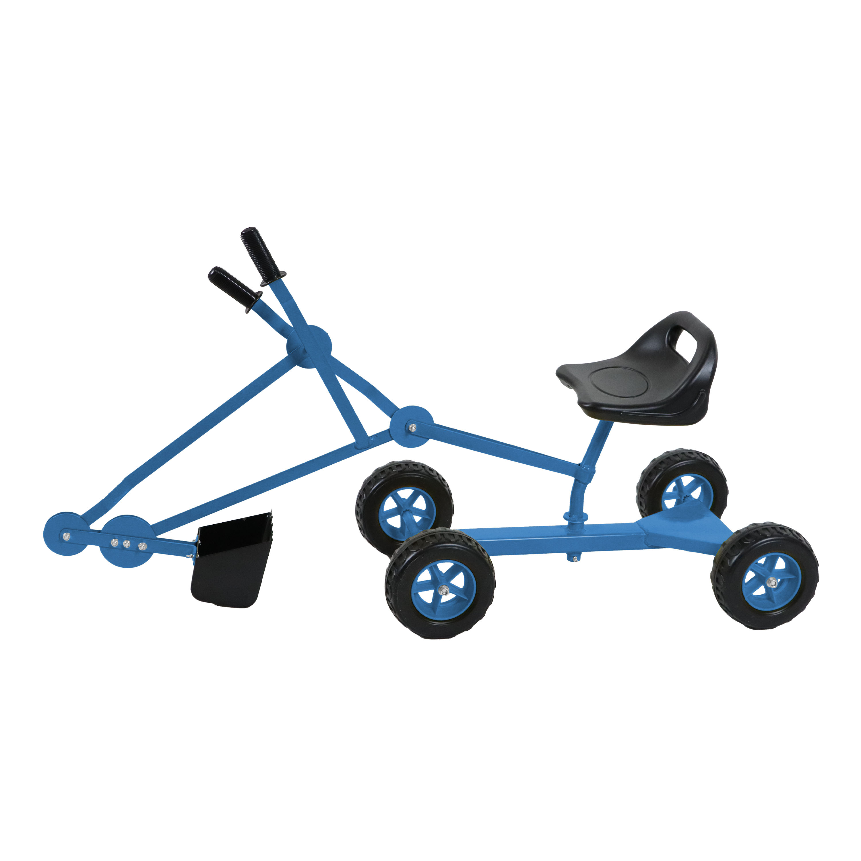 Dean de Graafmachine voor in de zandbak Blauw/zwart 4 wielen