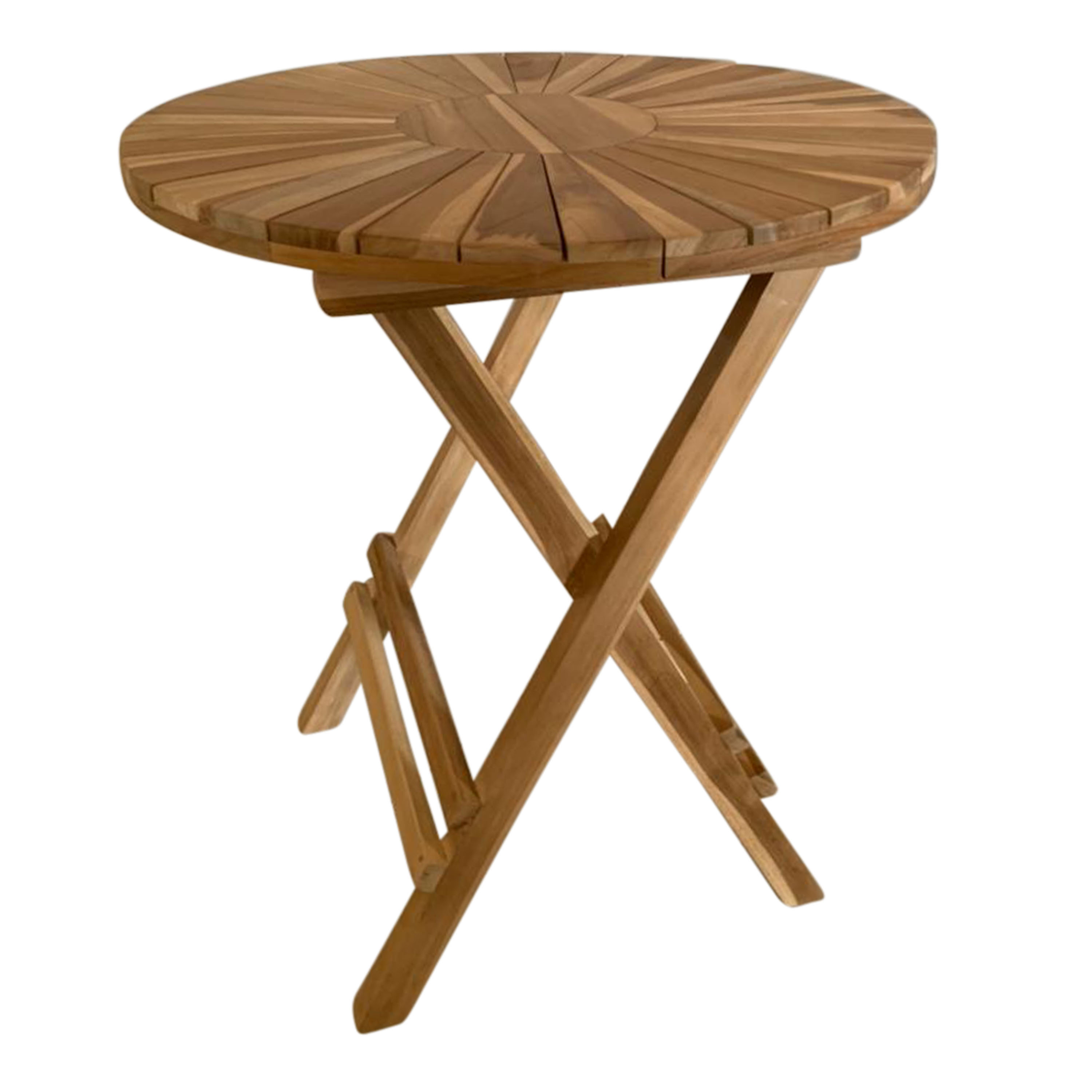 Gia/Mina 60 cm Bistroset 3-delig Teak - Opklapbaar