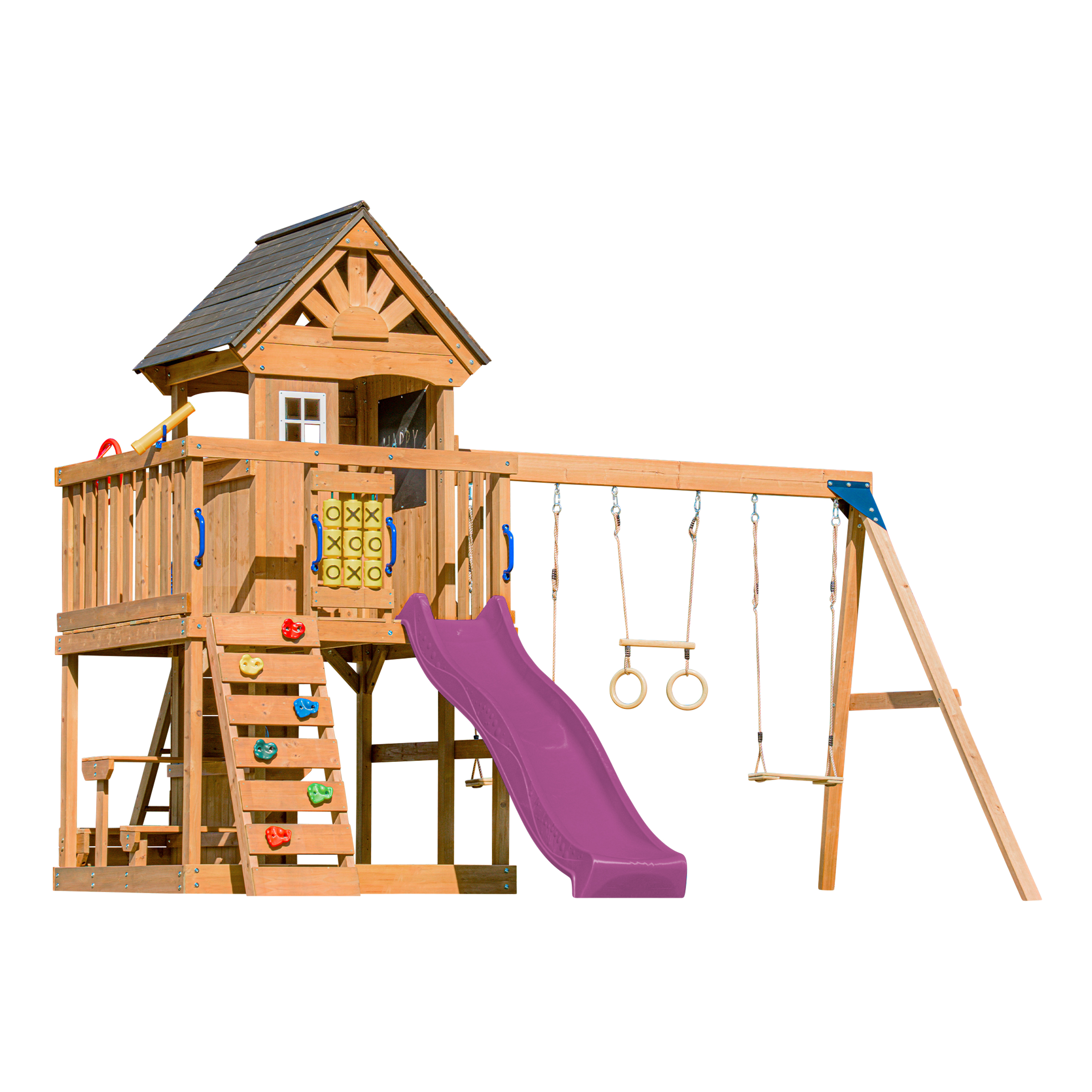 Jack Speeltoestel met Dubbele Schommel – Paars