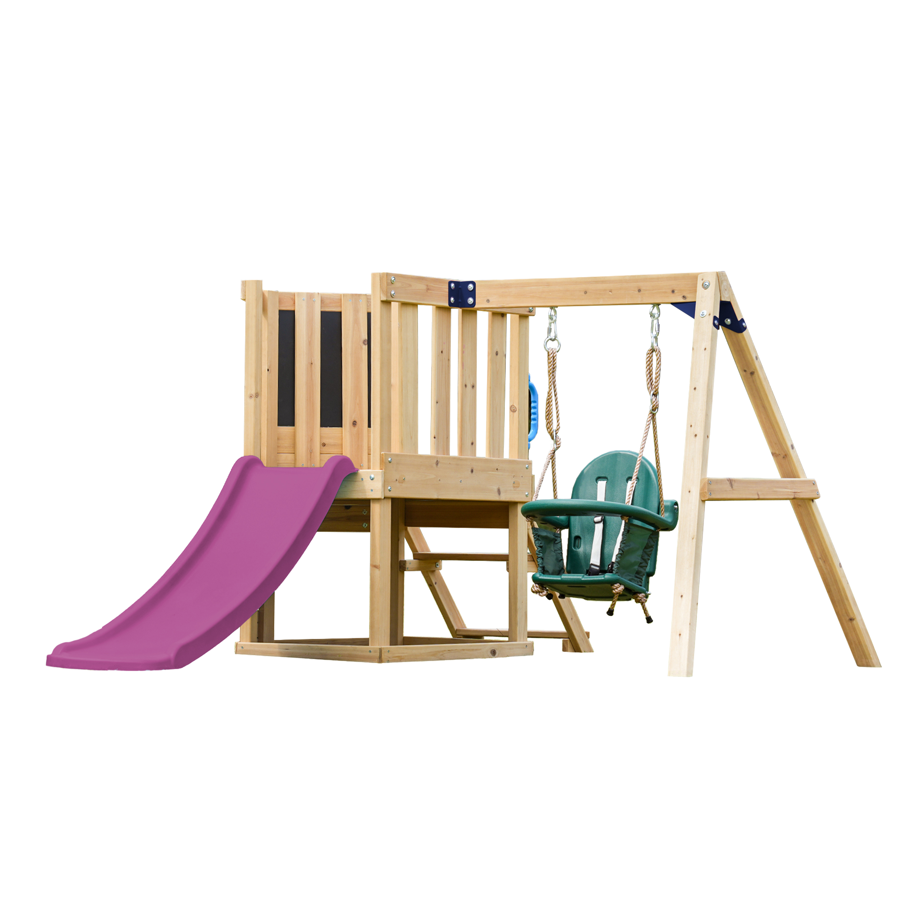 Timo Mini Speeltoestel – Paarse Glijbaan