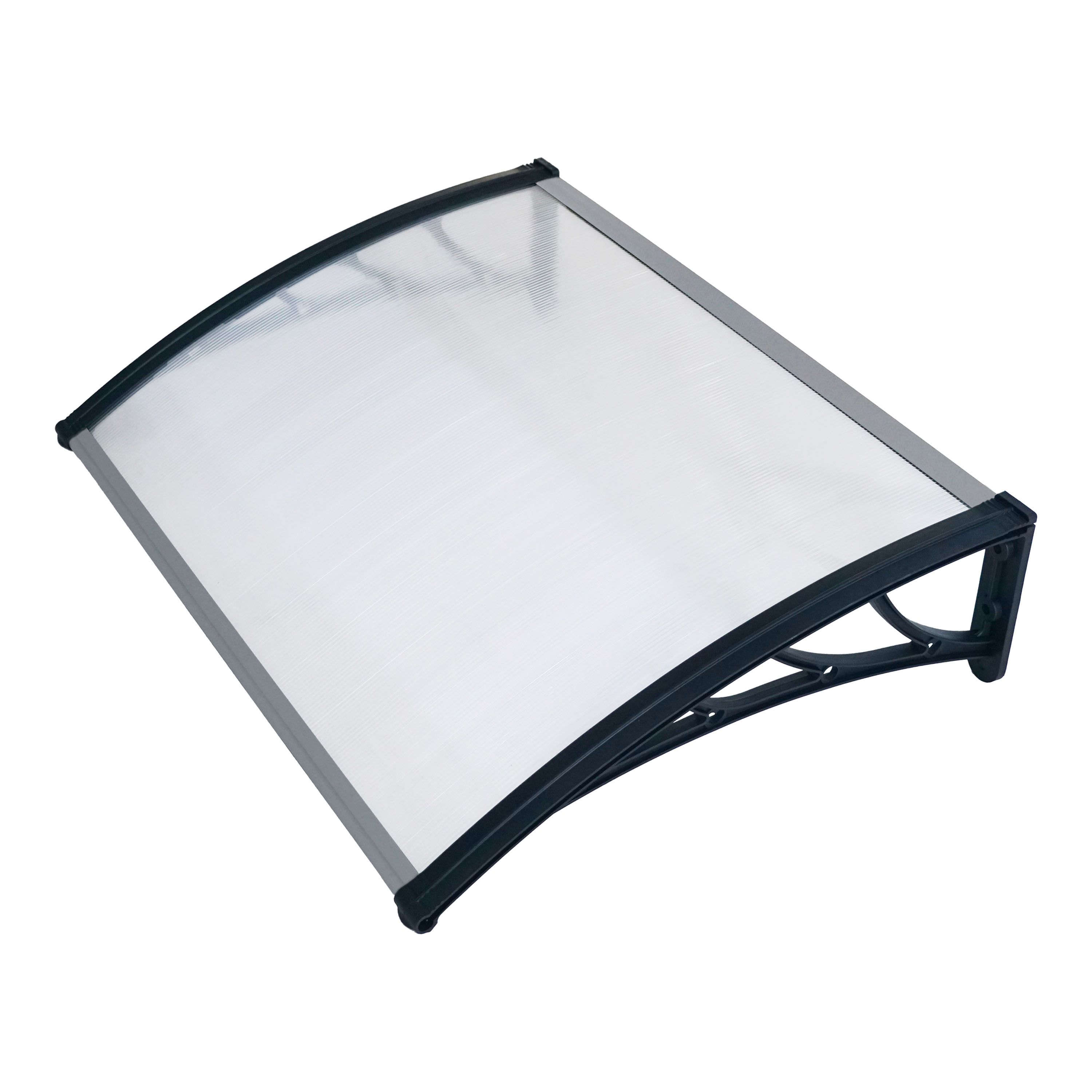 Lux Deur en Veranda Luifel 128x75x24cm Zwart