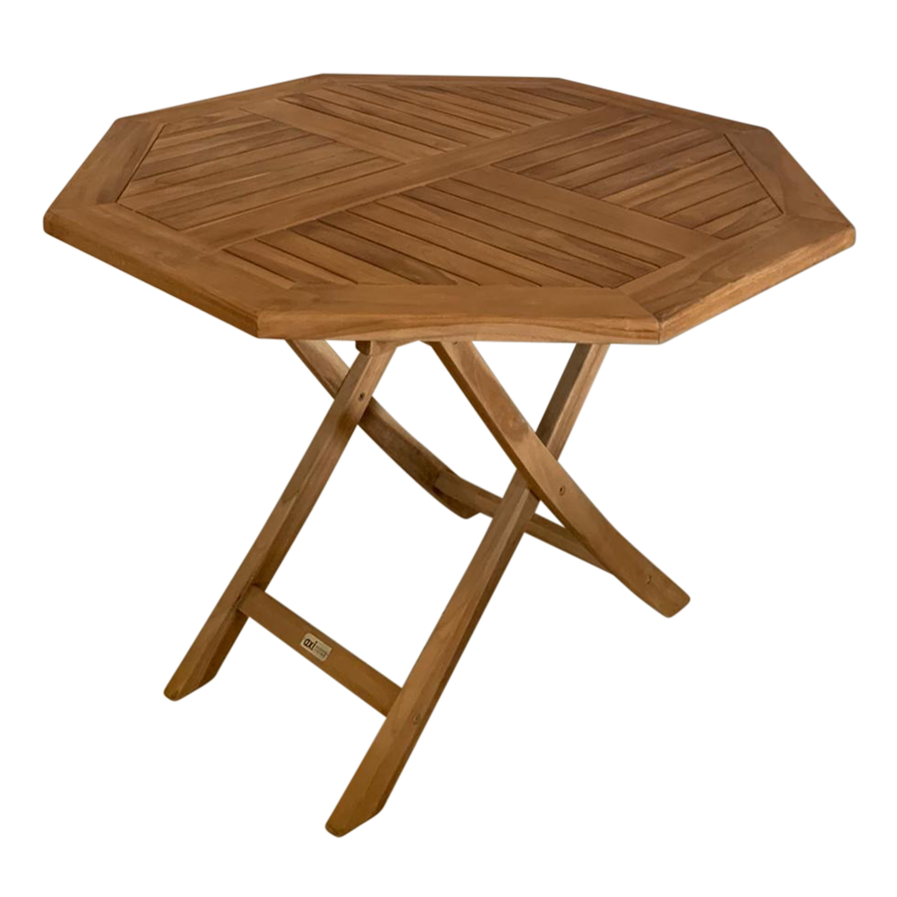 Sana/Mina 100 cm Tuinset 5-delig Teak - Opklapbaar