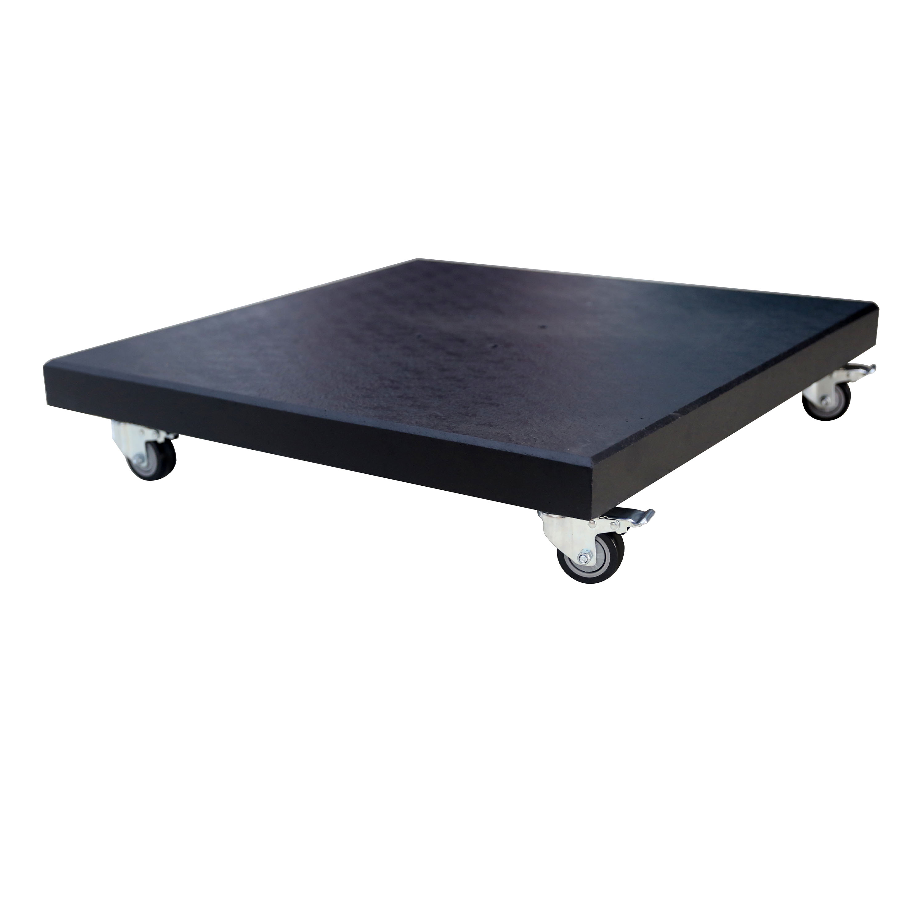 Umbrella Base Granite incl. wheels - Black