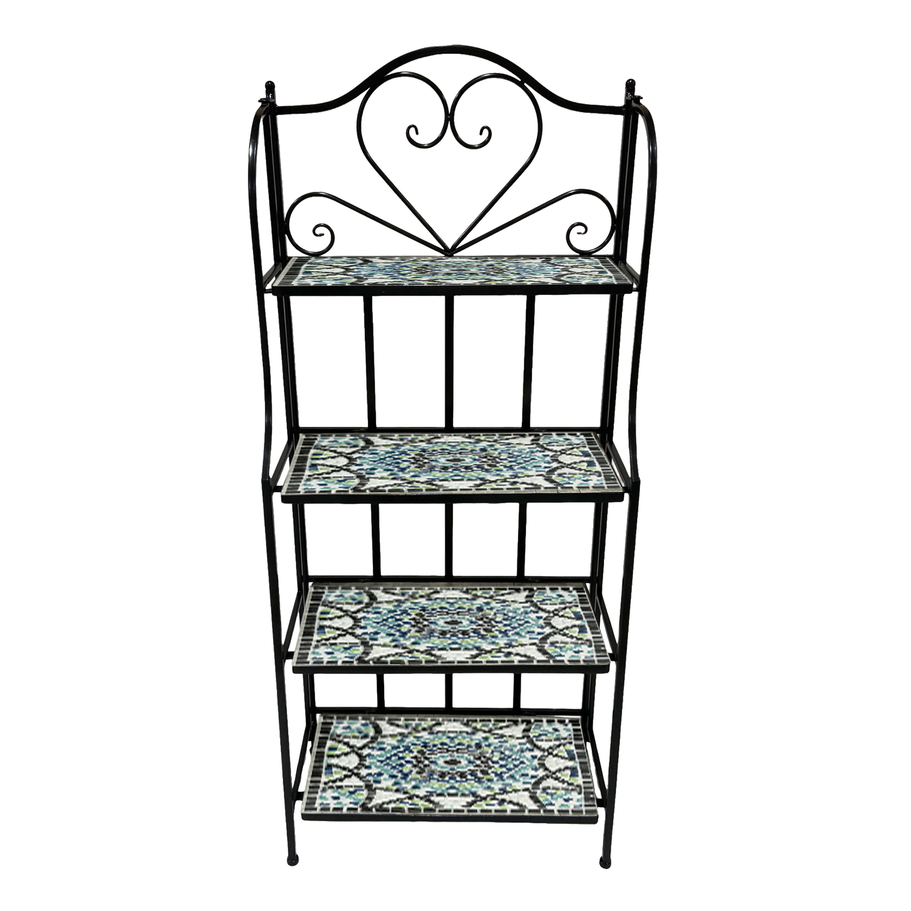 Cleo Metalen Plantenrek Mozaïek Multikleur