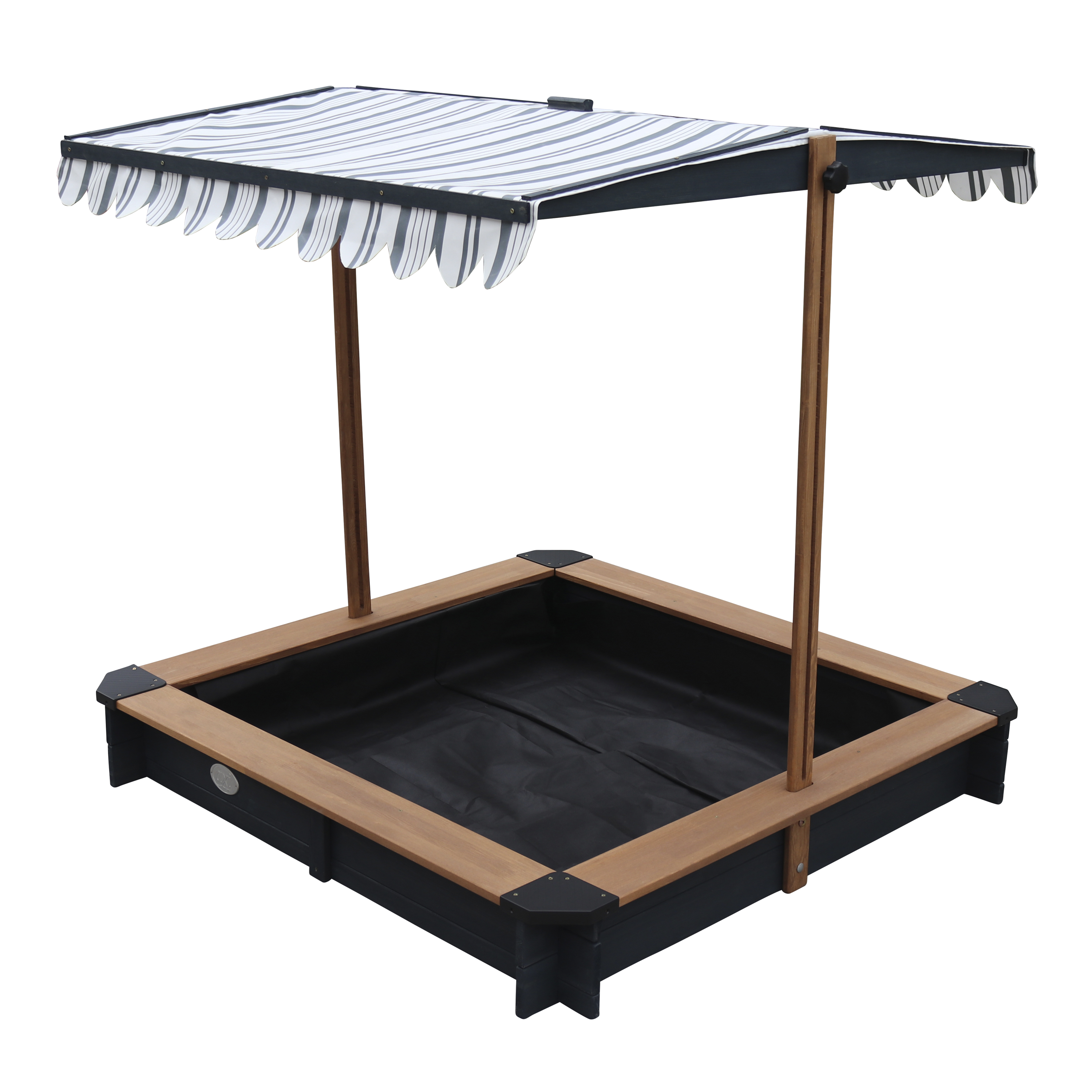 Lily Zandbak met dak Antraciet/bruin