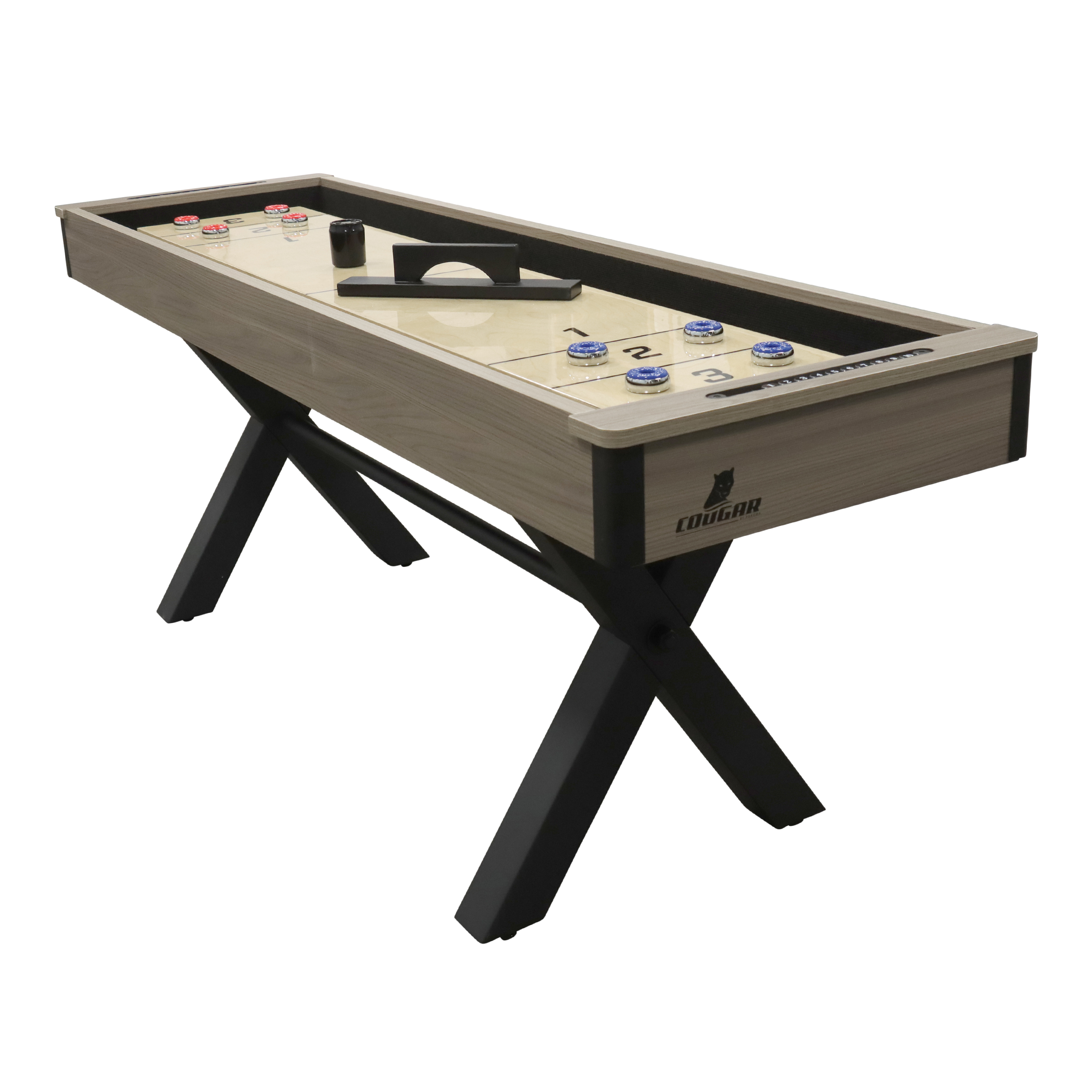 Mason American Shuffleboard Tafel Eiken/Zwart