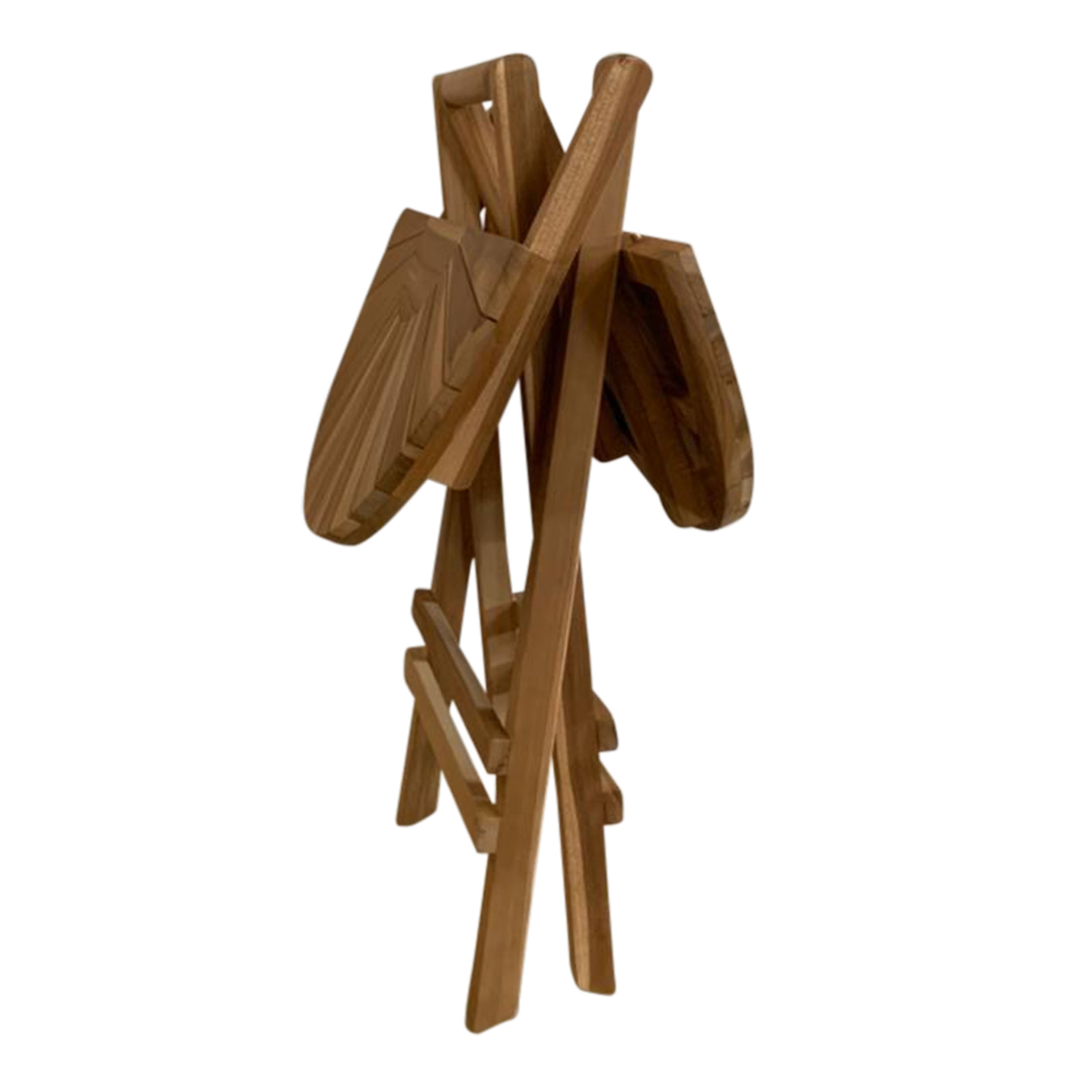 Gia/Mina 60 cm Bistroset 3-delig Teak - Opklapbaar