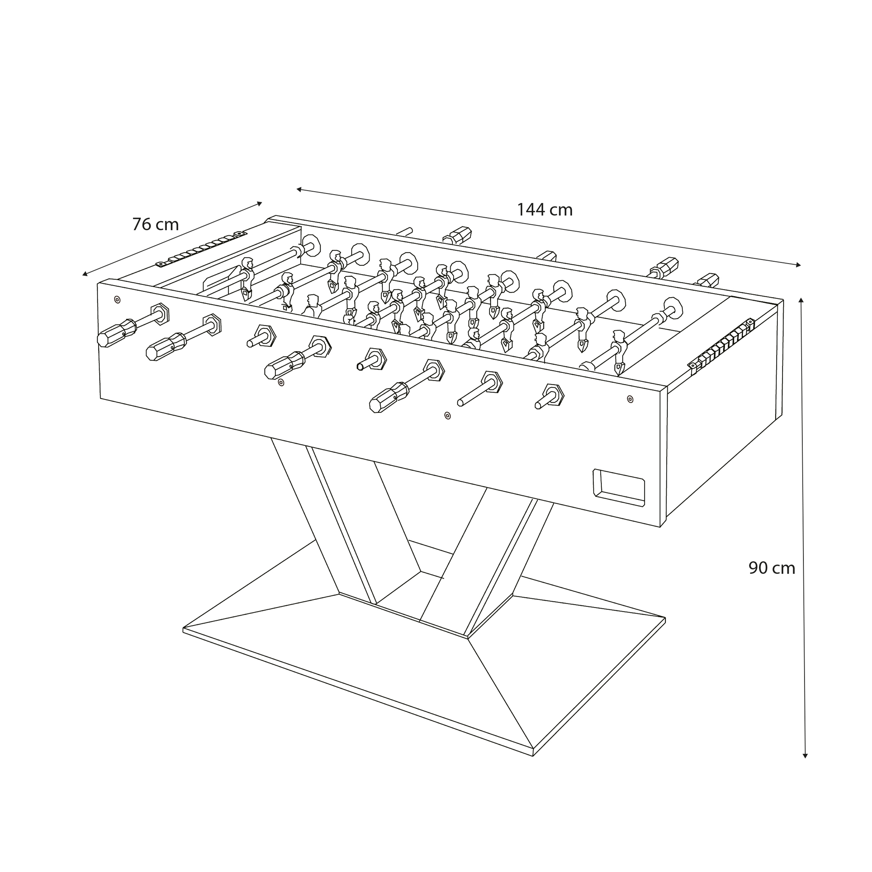 Worldcup Premium Pro Voetbaltafel
