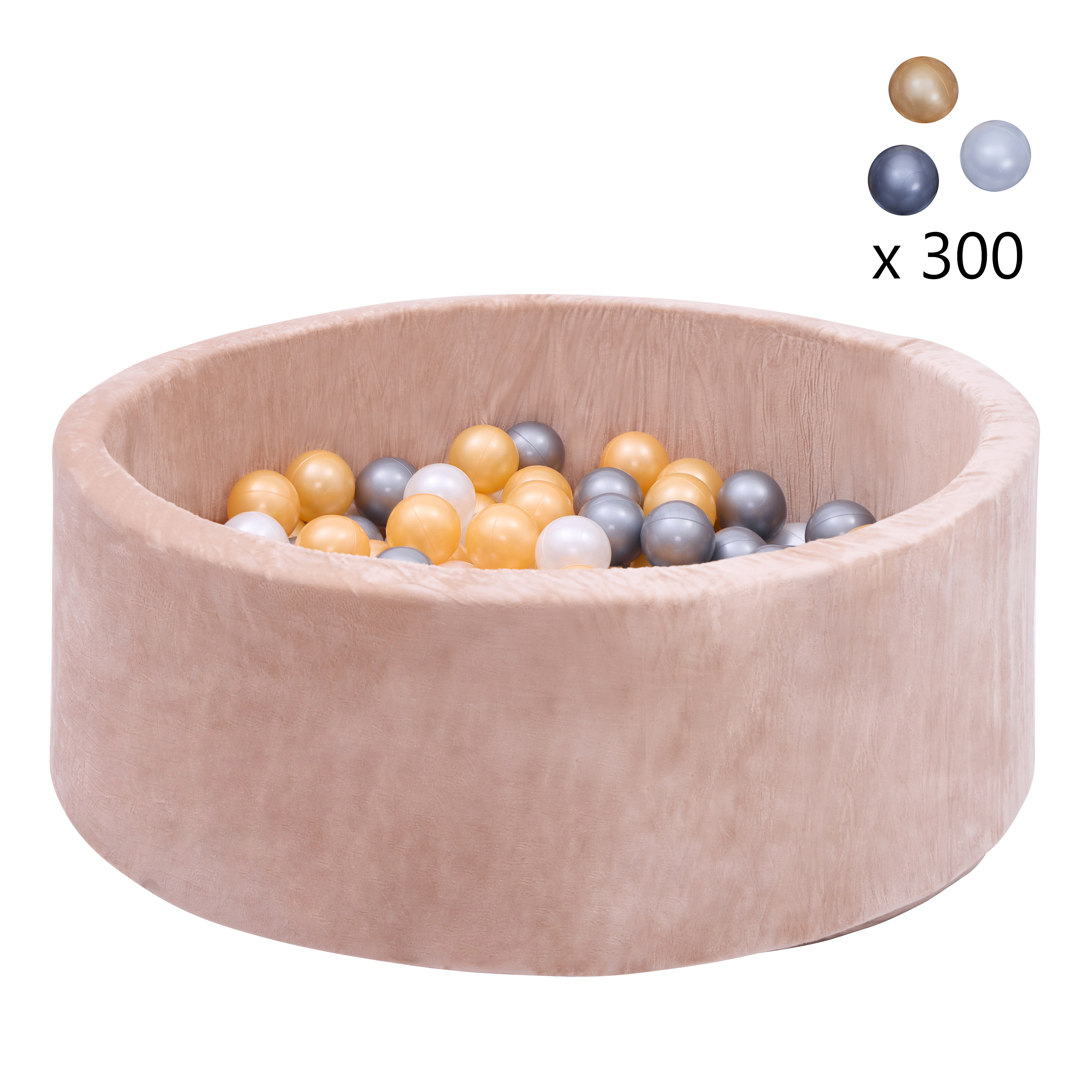 Boaz Ballenbak Beige met 300 ballen
