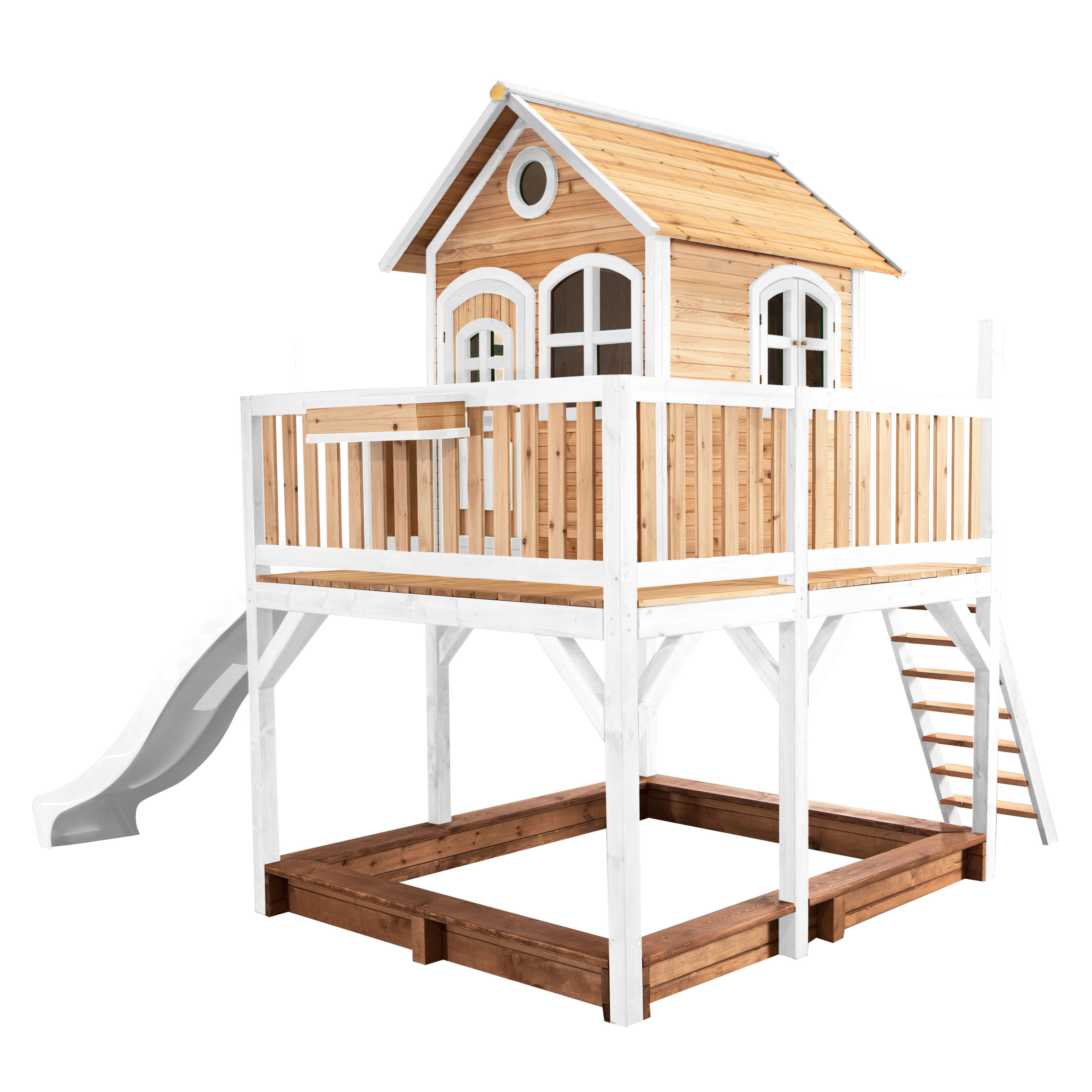 Liam Speelhuis Bruin/wit - Witte Glijbaan