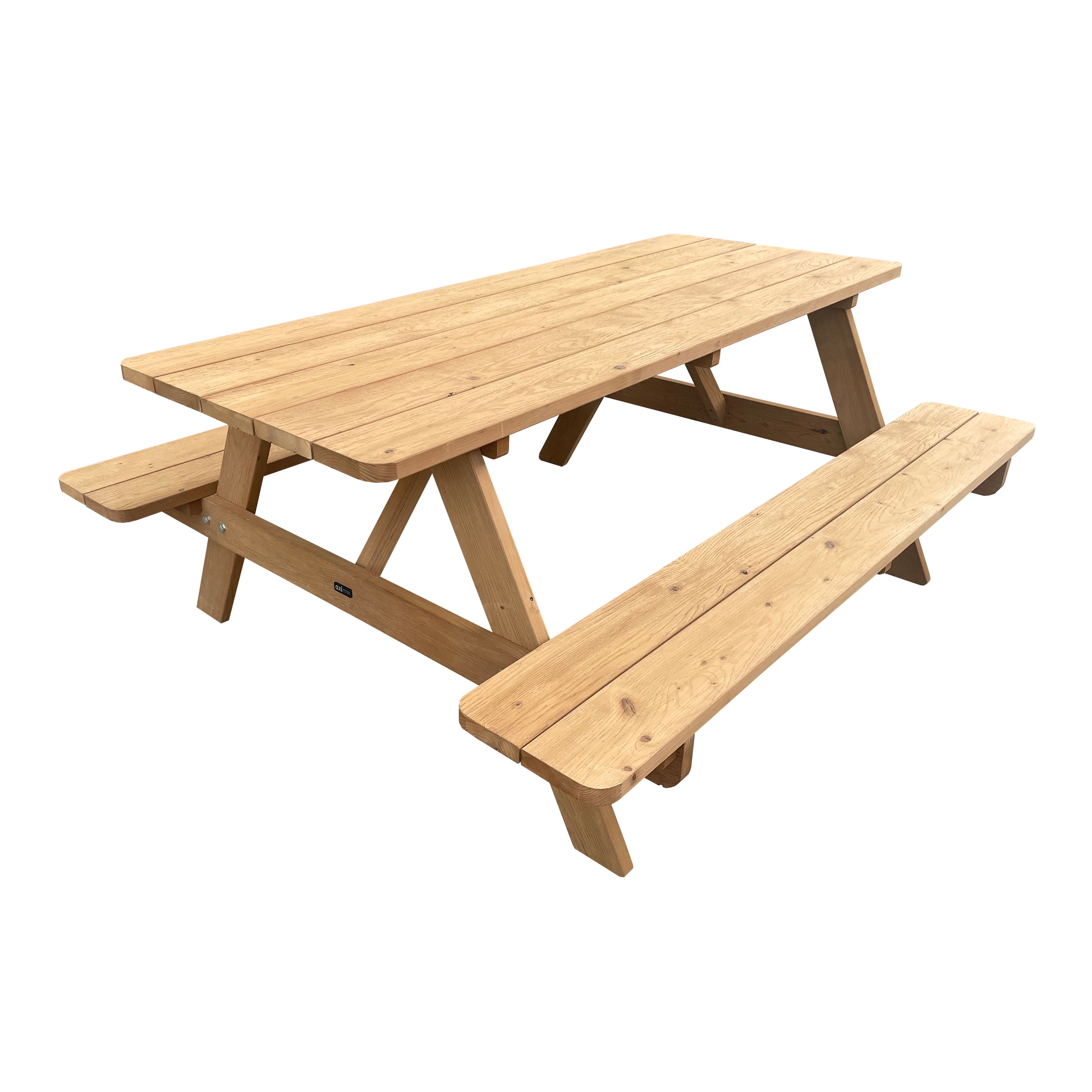 Jean Picknicktafel van hout Thermowood 180 x 150 cm – Bruin