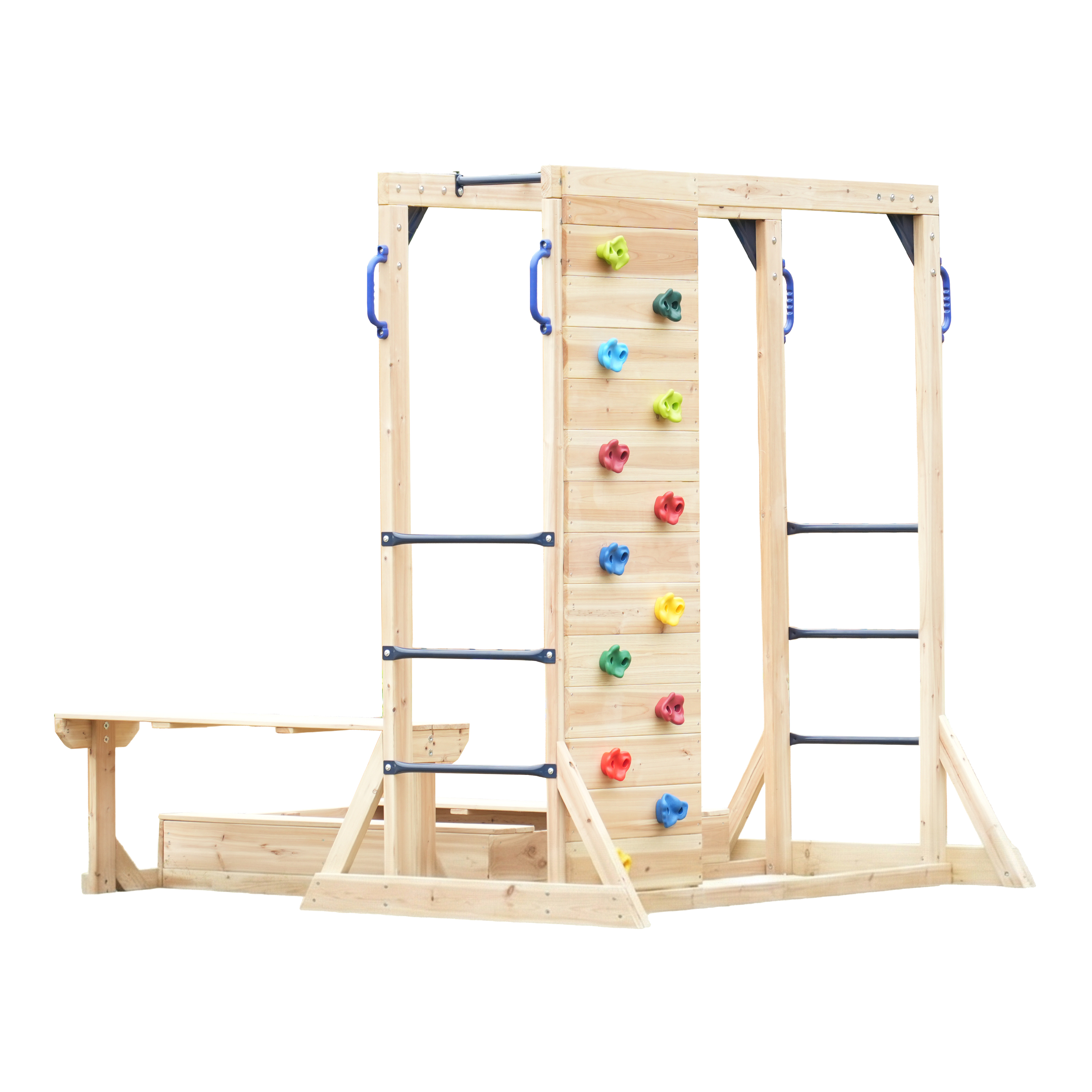 Dex Klimtoestel met Zandbak, Monkey Bars en Picknicktafel