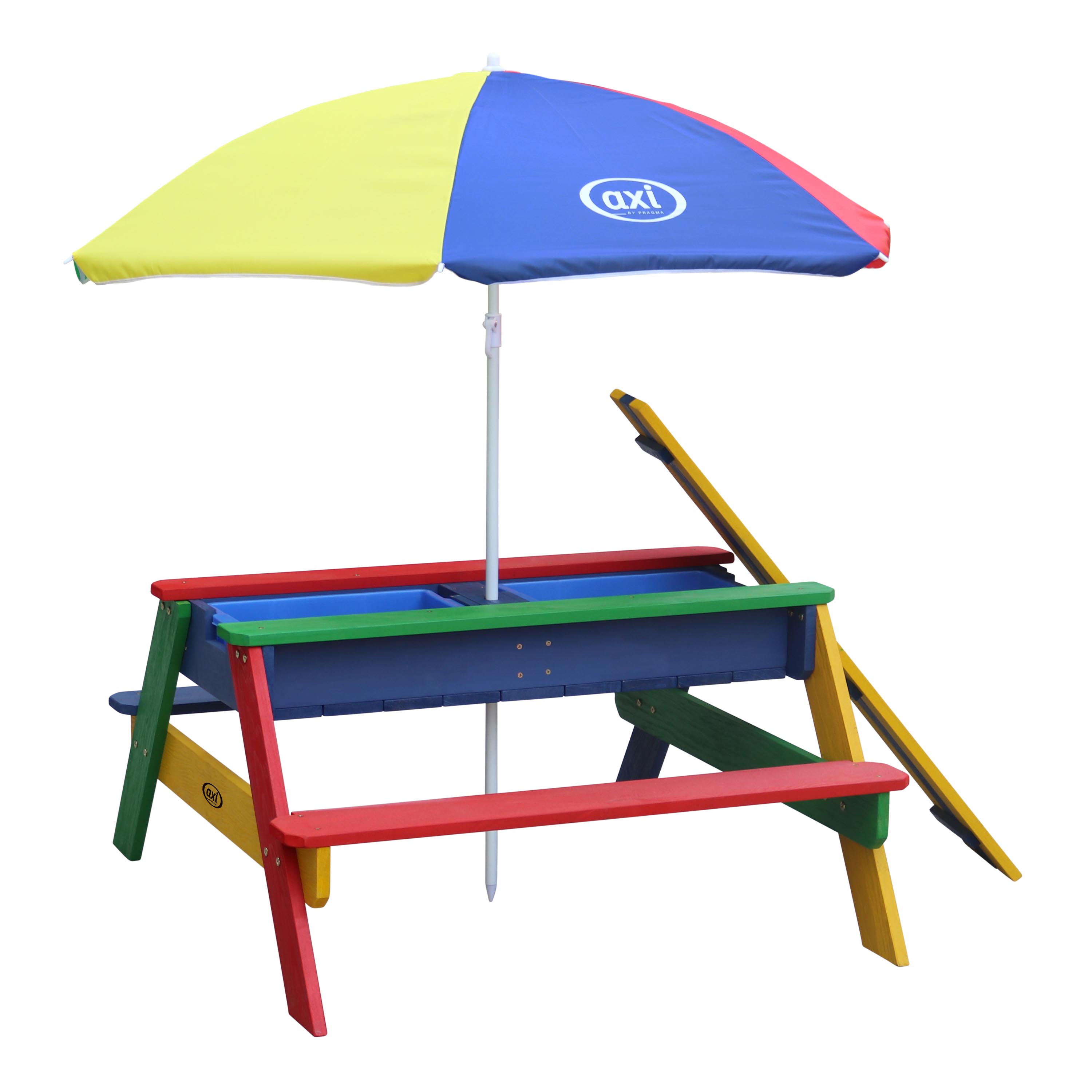 Nick Zand & Water Picknicktafel Regenboog - Parasol Regenboo