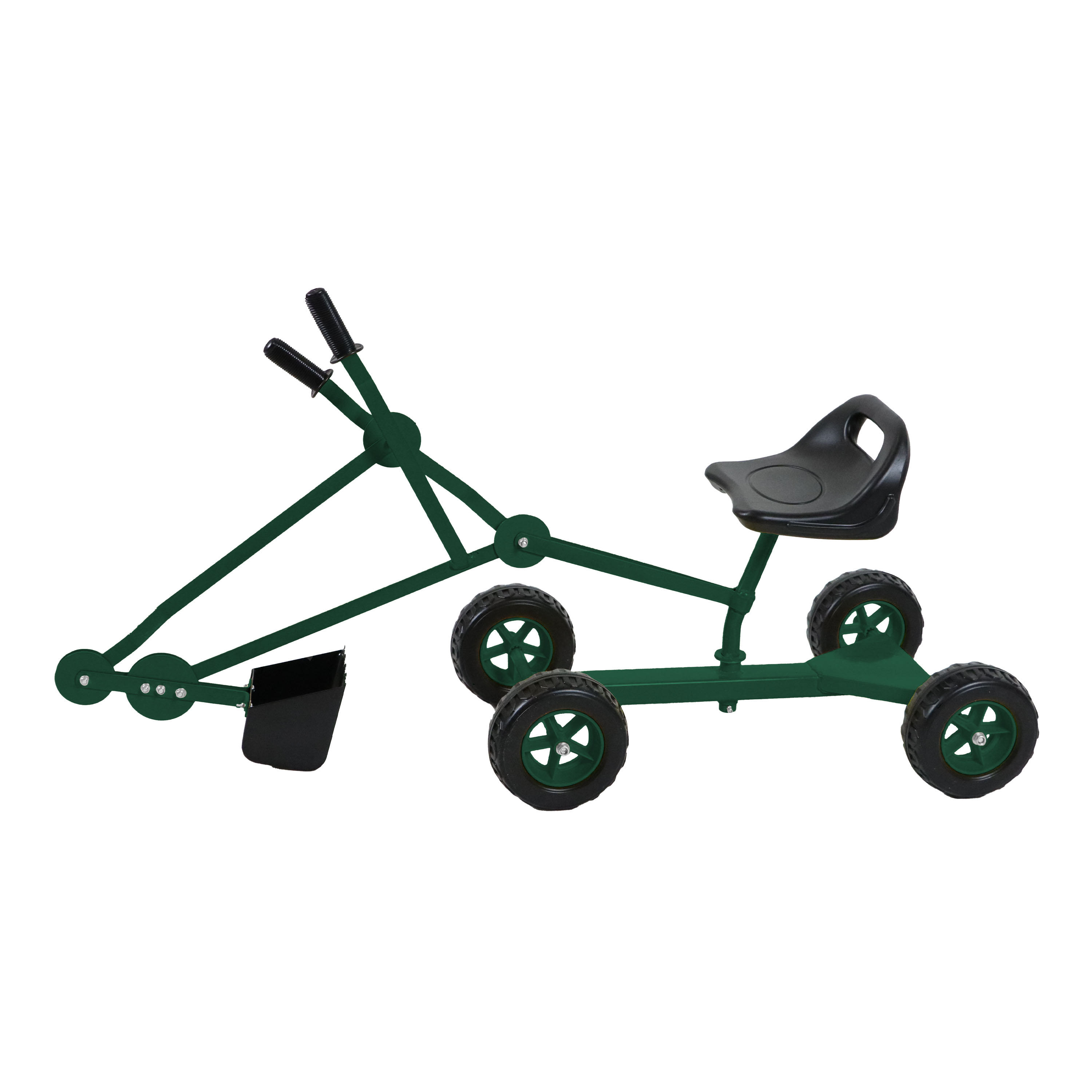 Dean de Graafmachine voor in de zandbak Groen/zwart 4 wielen